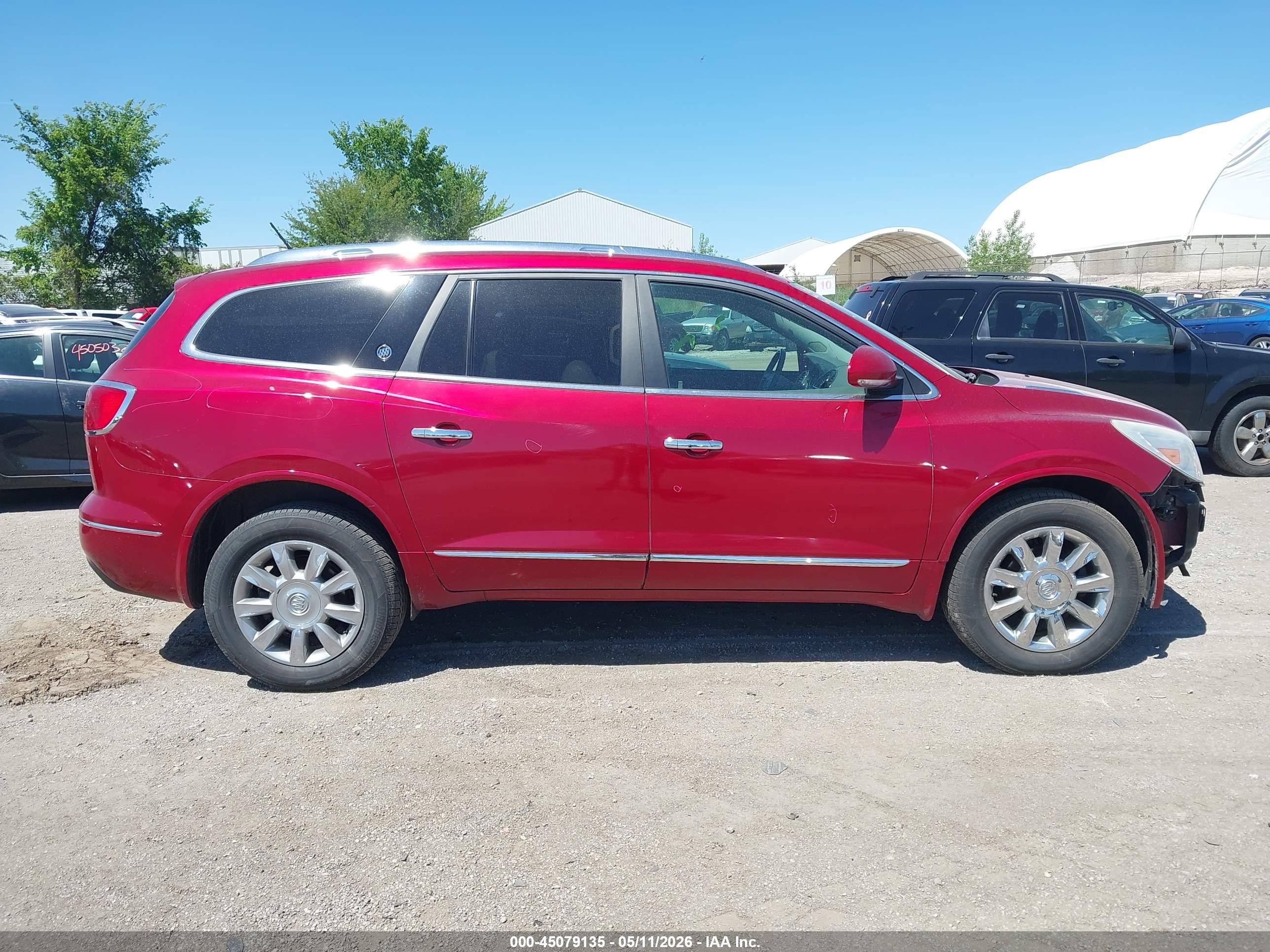 2014 Buick Enclave Leather Red vin: 5GAKRBKD4EJ282267