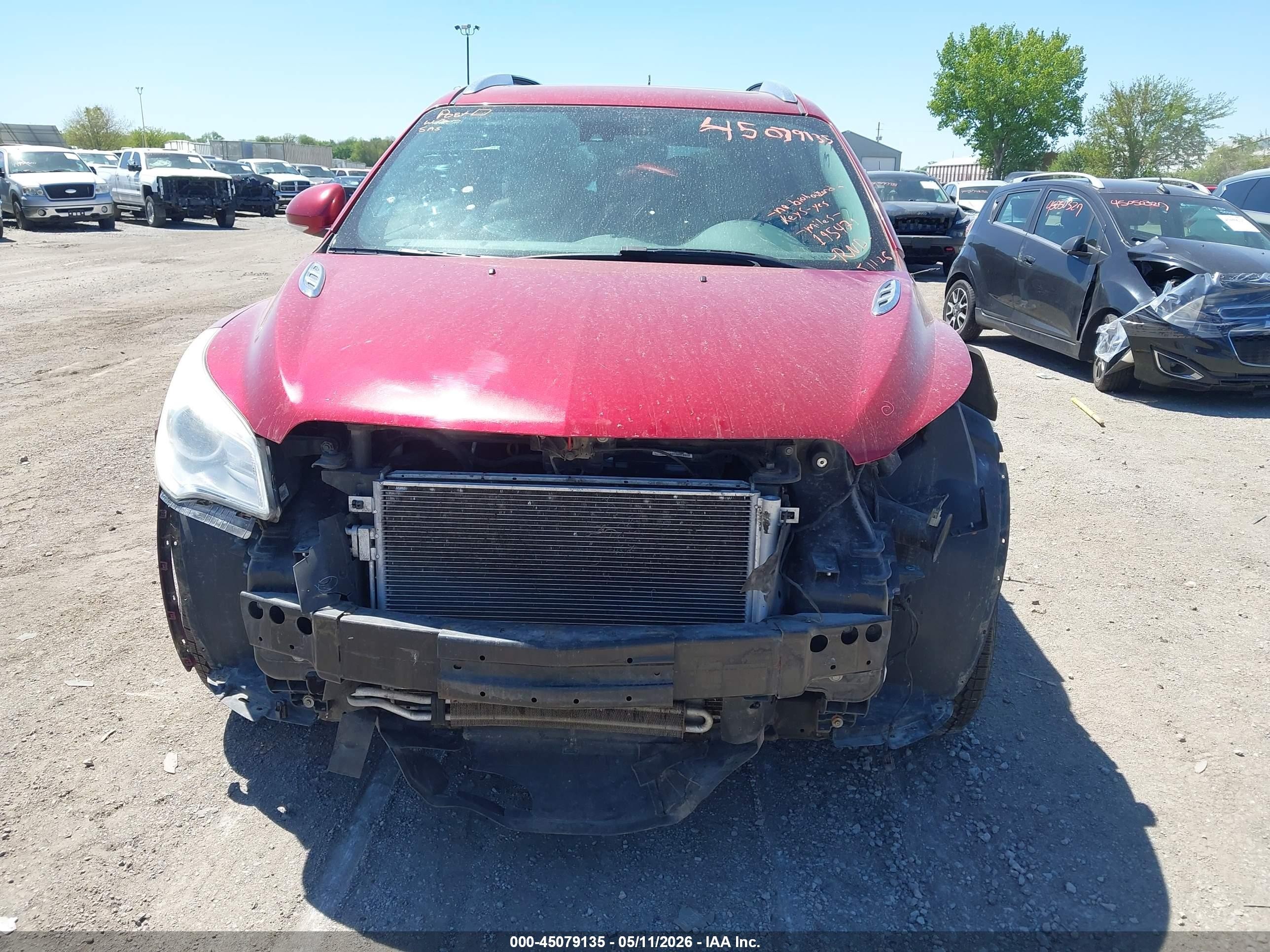 2014 Buick Enclave Leather Red vin: 5GAKRBKD4EJ282267
