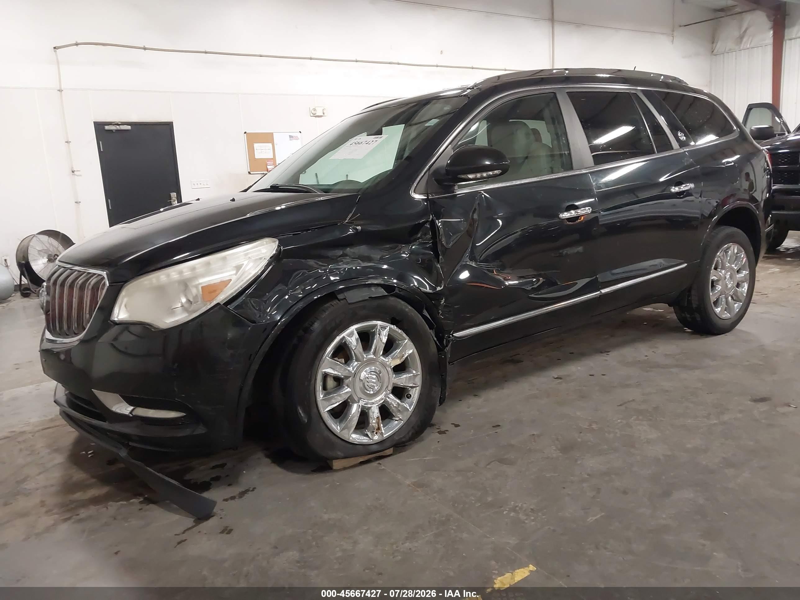 2014 Buick Enclave Leather Black vin: 5GAKRBKD4EJ299330