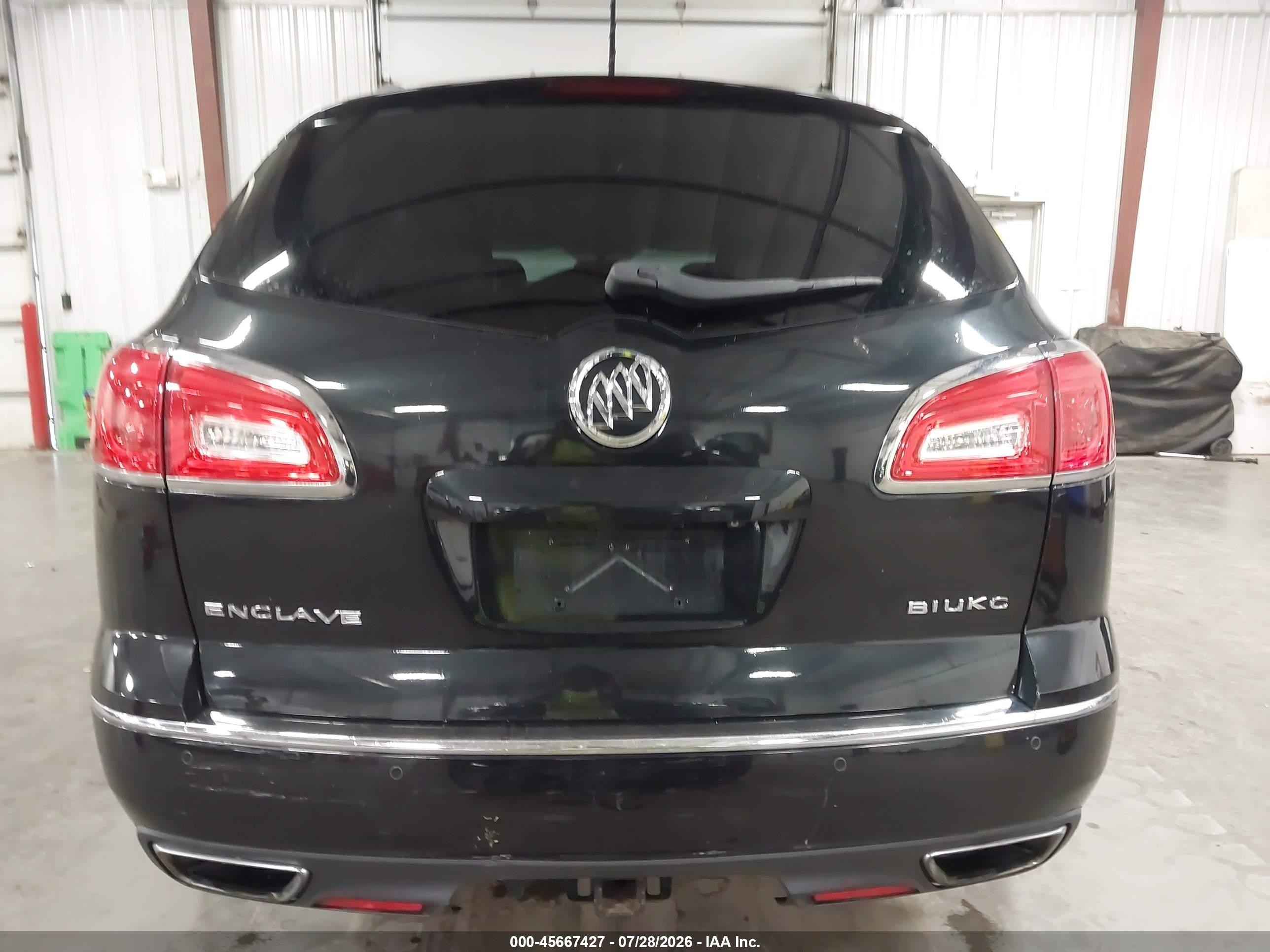 2014 Buick Enclave Leather Black vin: 5GAKRBKD4EJ299330