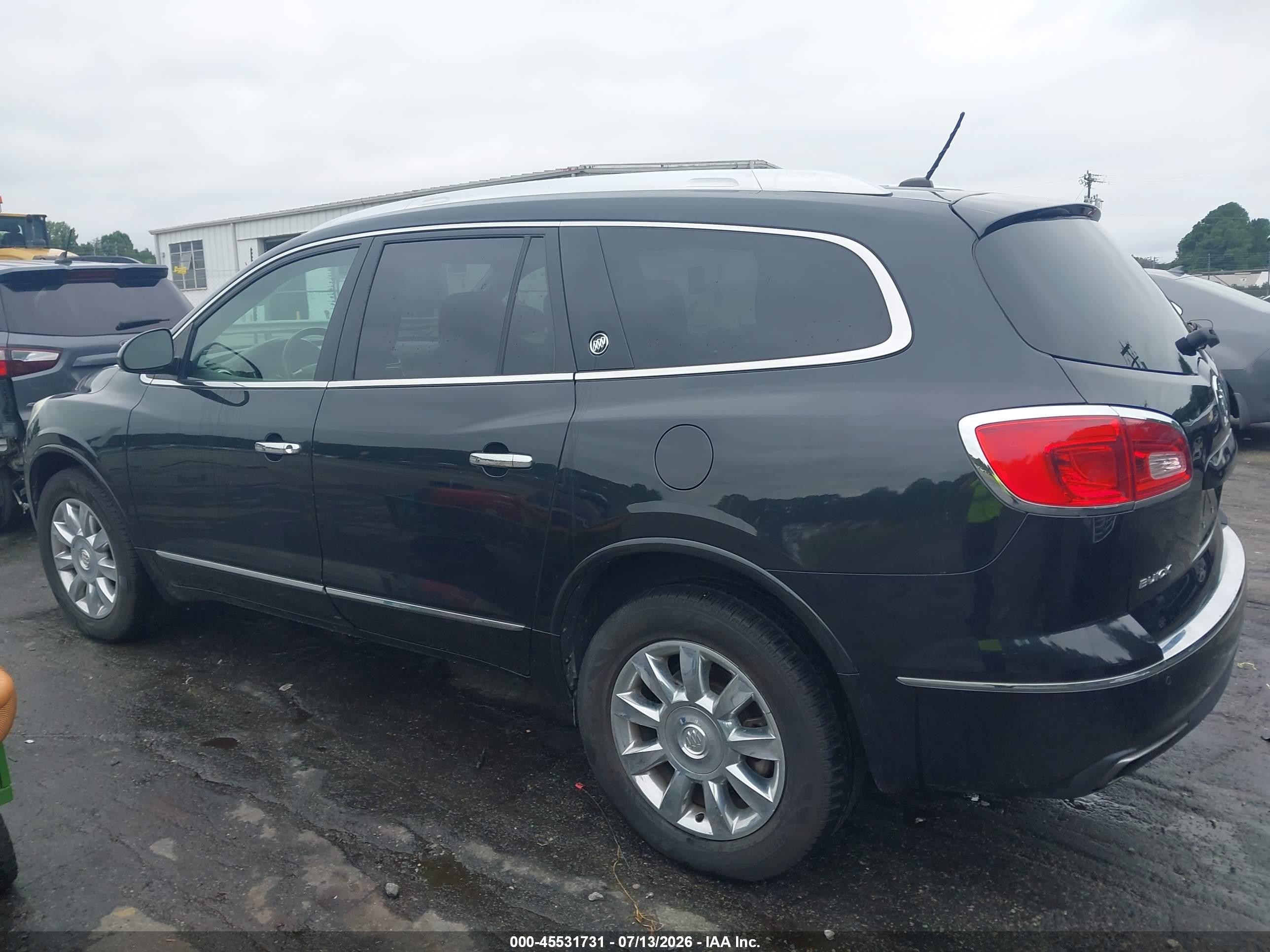 2014 Buick Enclave Leather Черный vin: 5GAKRBKD4EJ302713