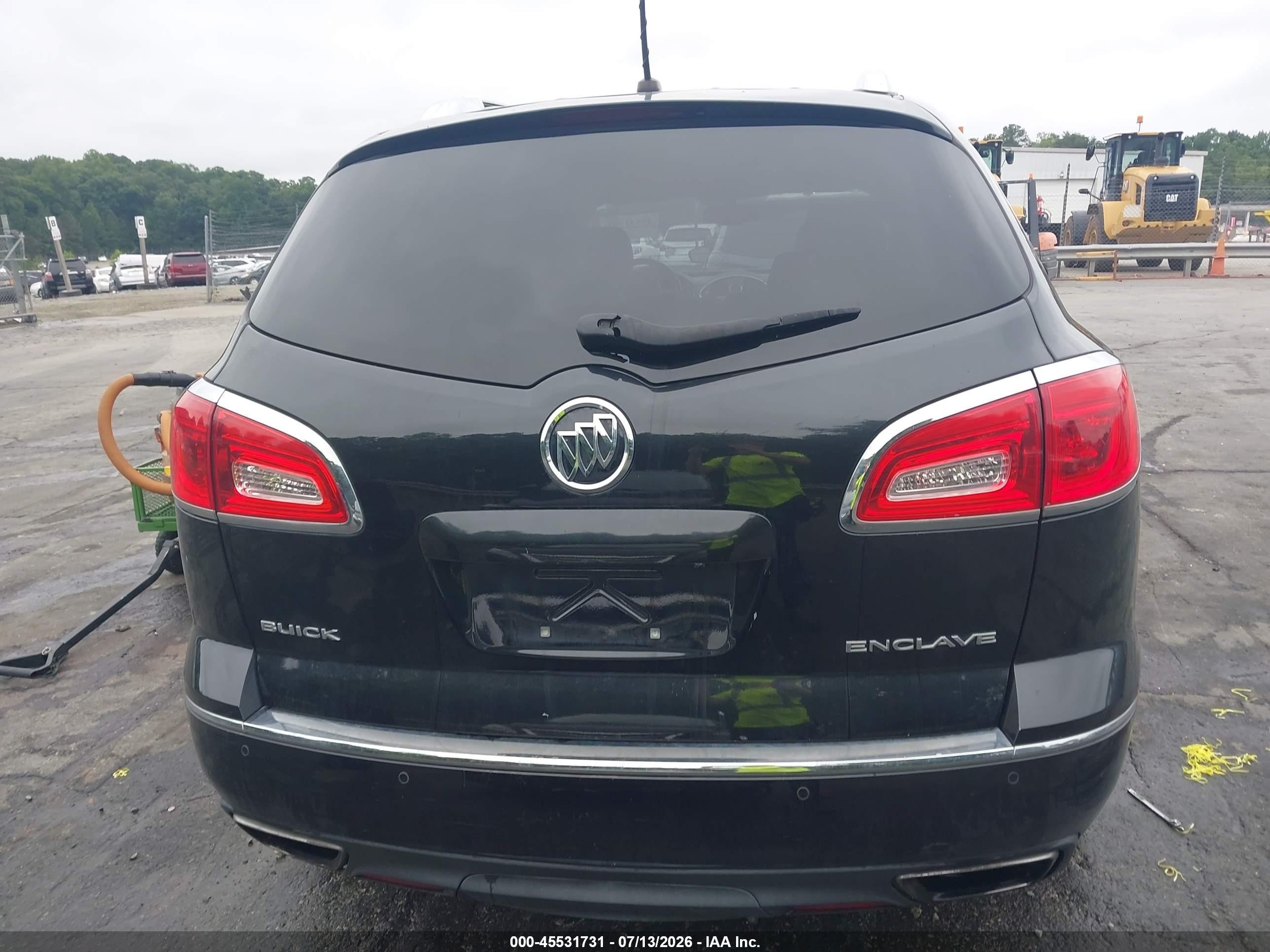 2014 Buick Enclave Leather Черный vin: 5GAKRBKD4EJ302713