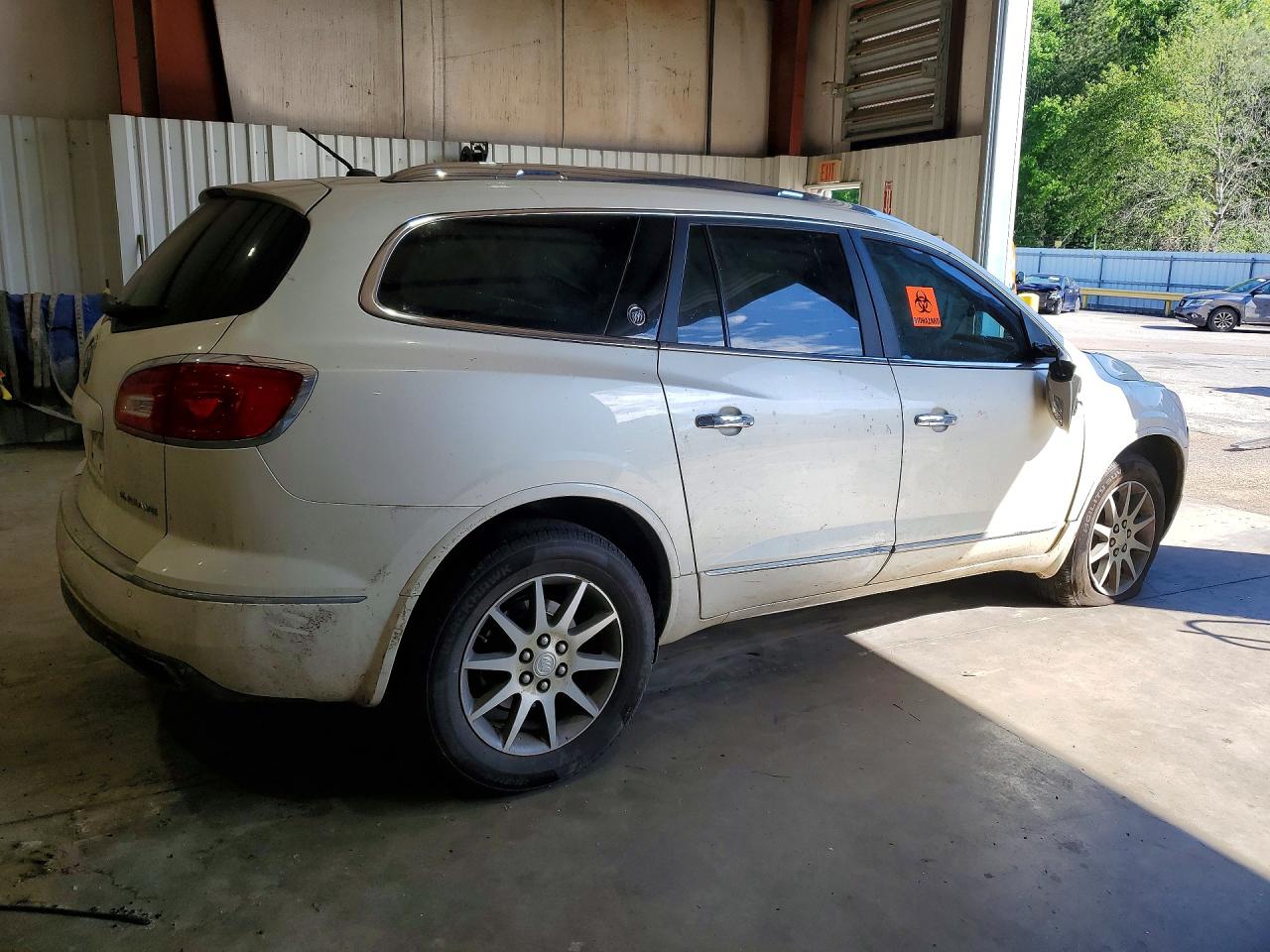 2014 Buick Enclave White vin: 5GAKRBKD4EJ323819