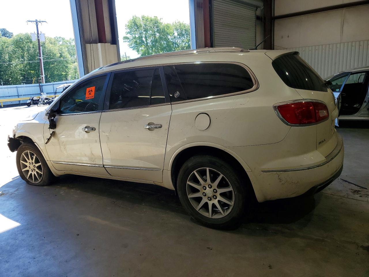 2014 Buick Enclave White vin: 5GAKRBKD4EJ323819