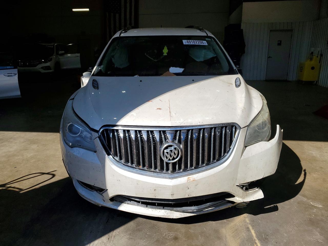 2014 Buick Enclave White vin: 5GAKRBKD4EJ323819