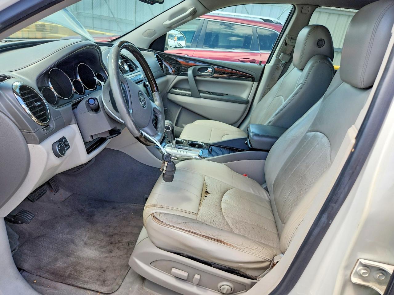 2014 Buick Enclave Cream vin: 5GAKRBKD4EJ331645
