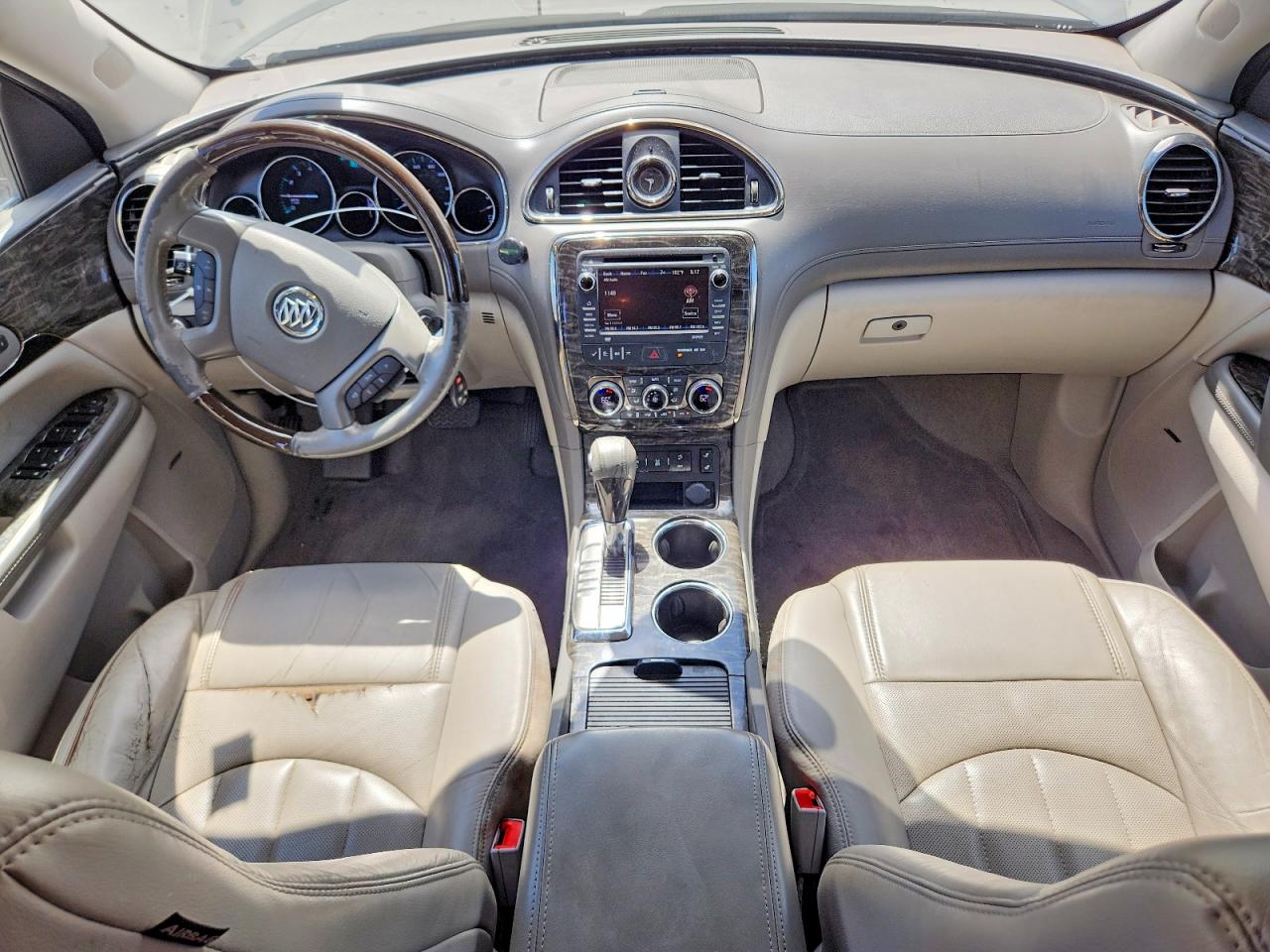 2014 Buick Enclave Cream vin: 5GAKRBKD4EJ331645