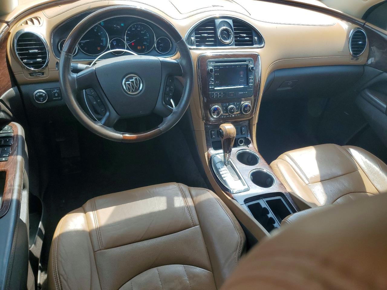 2014 Buick Enclave Brown vin: 5GAKRBKD4EJ356724