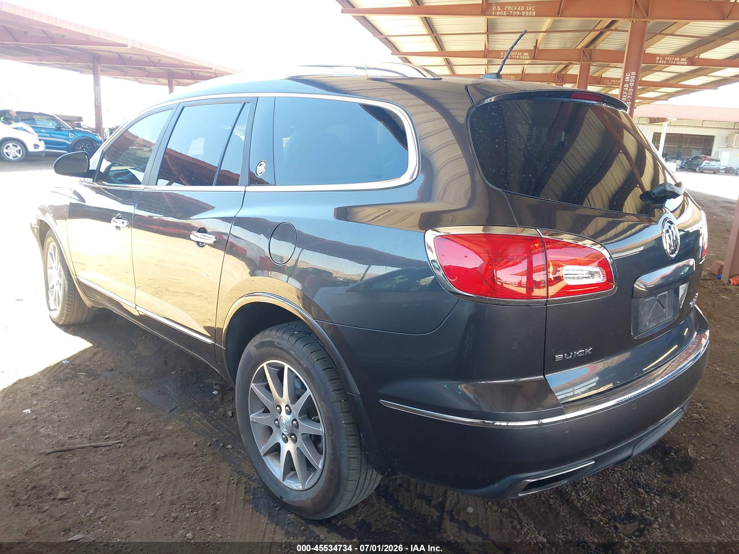 2015 Buick Enclave Leather Black vin: 5GAKRBKD4FJ120592