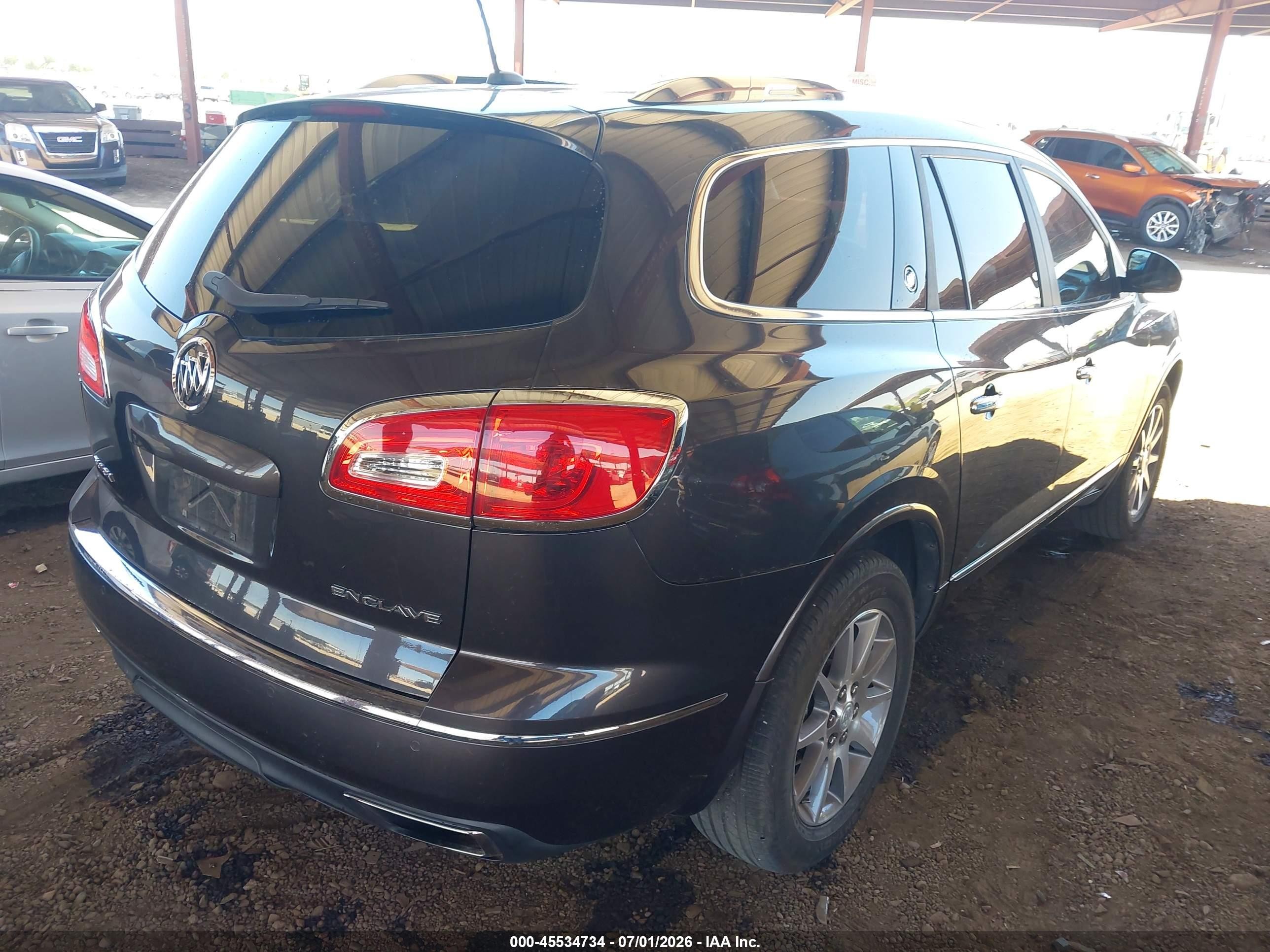 2015 Buick Enclave Leather Black vin: 5GAKRBKD4FJ120592