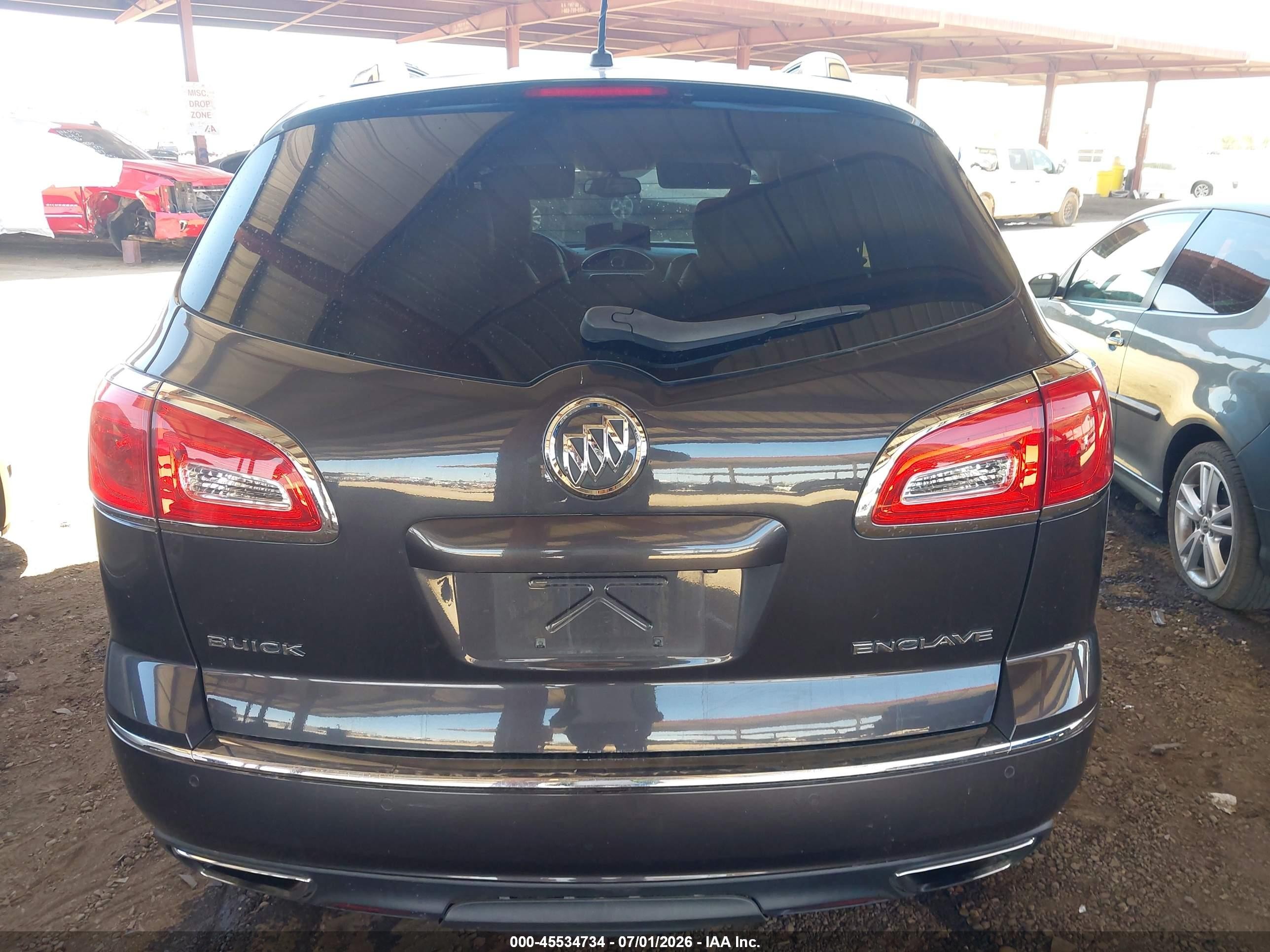 2015 Buick Enclave Leather Black vin: 5GAKRBKD4FJ120592
