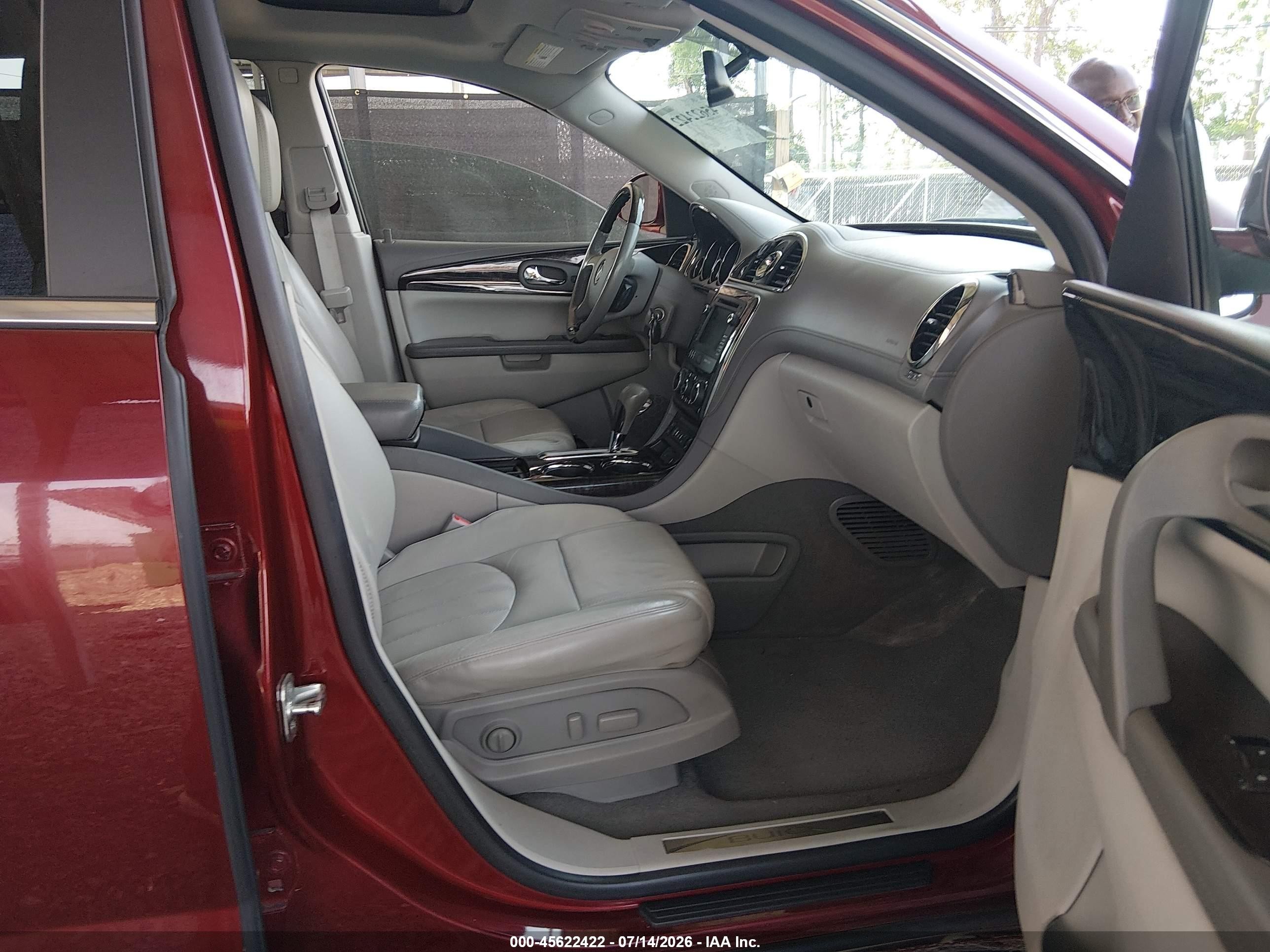 2015 Buick Enclave Leather Burgundy vin: 5GAKRBKD4FJ161174