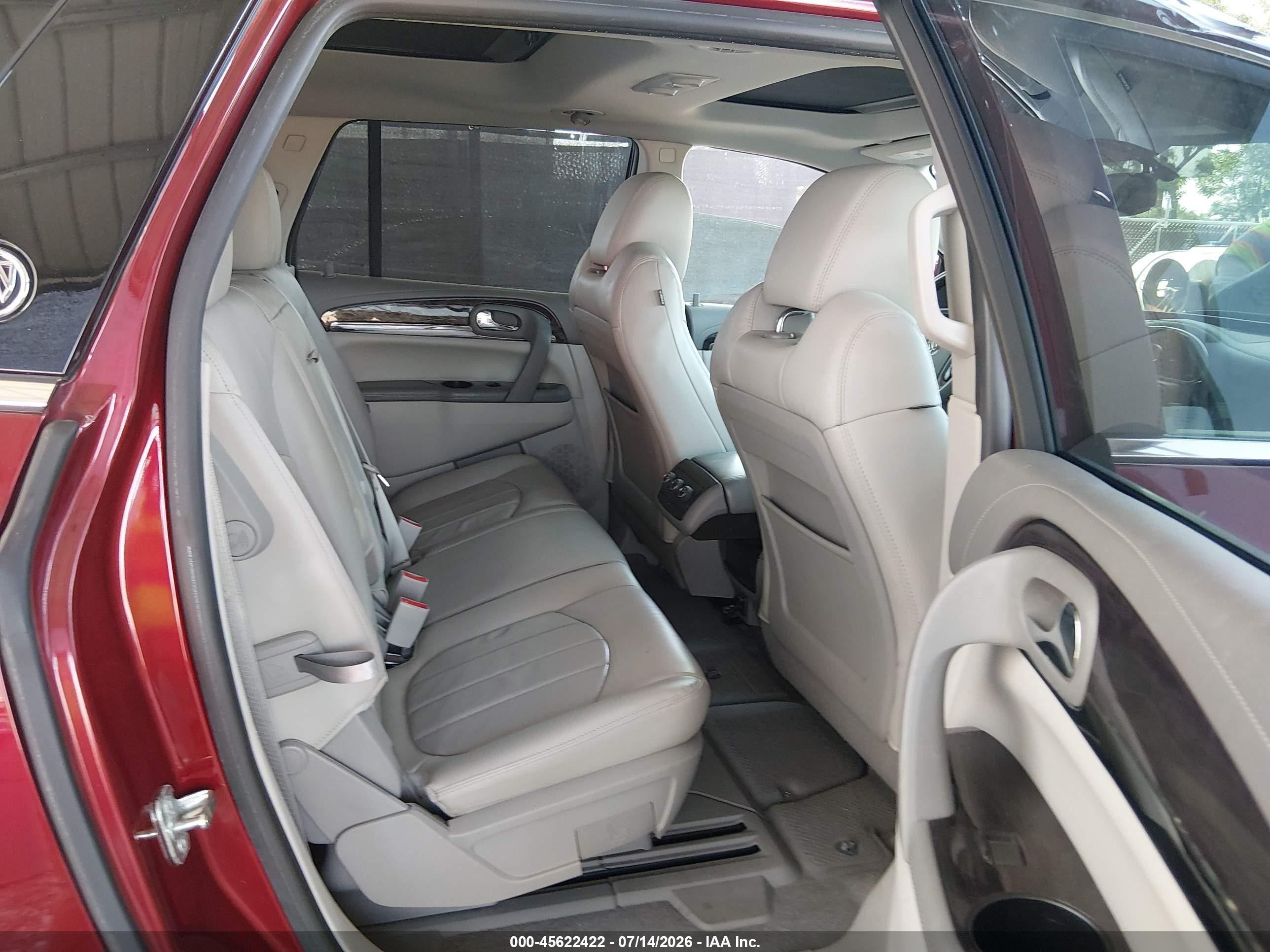 2015 Buick Enclave Leather Burgundy vin: 5GAKRBKD4FJ161174