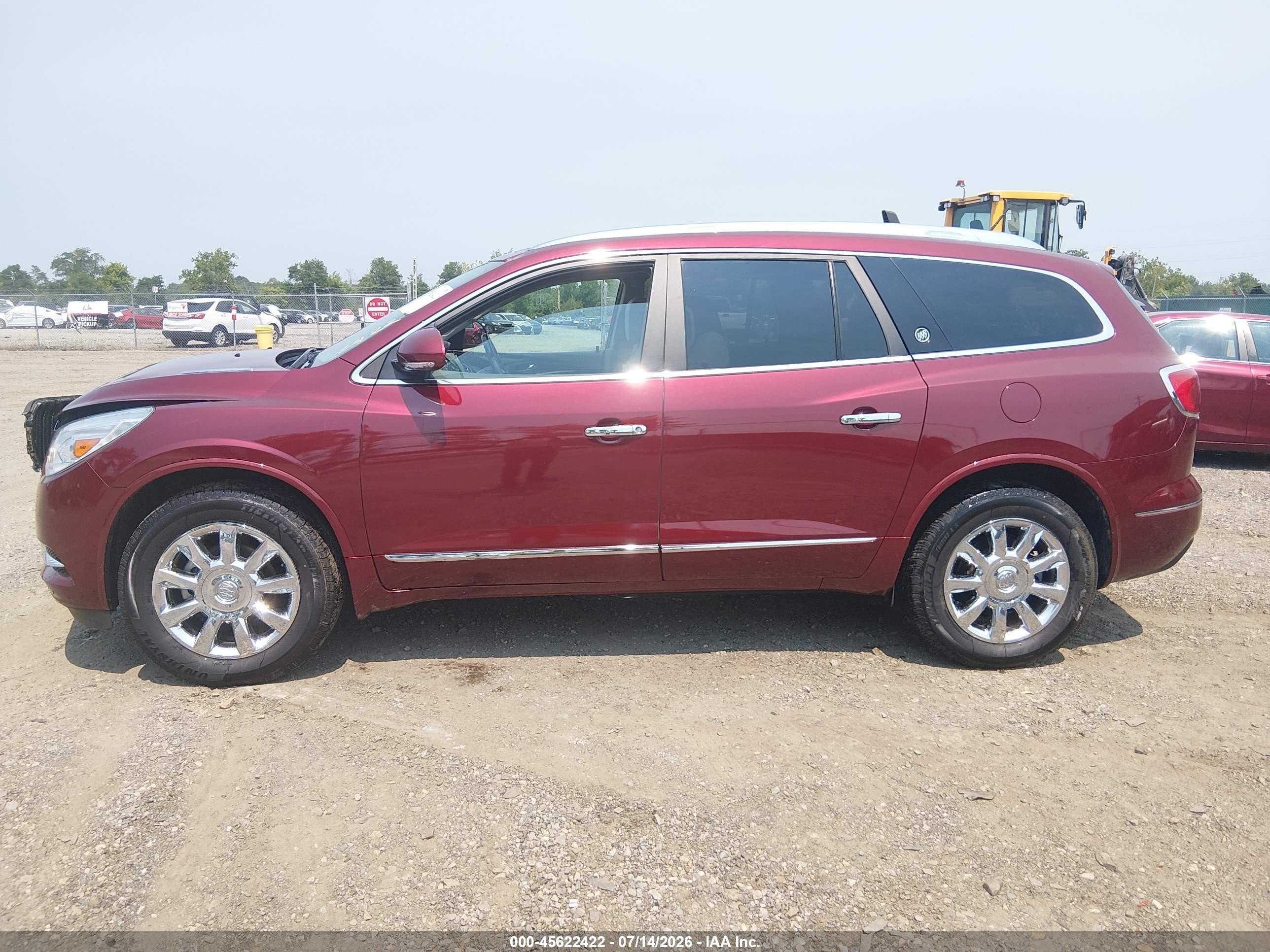 2015 Buick Enclave Leather Burgundy vin: 5GAKRBKD4FJ161174