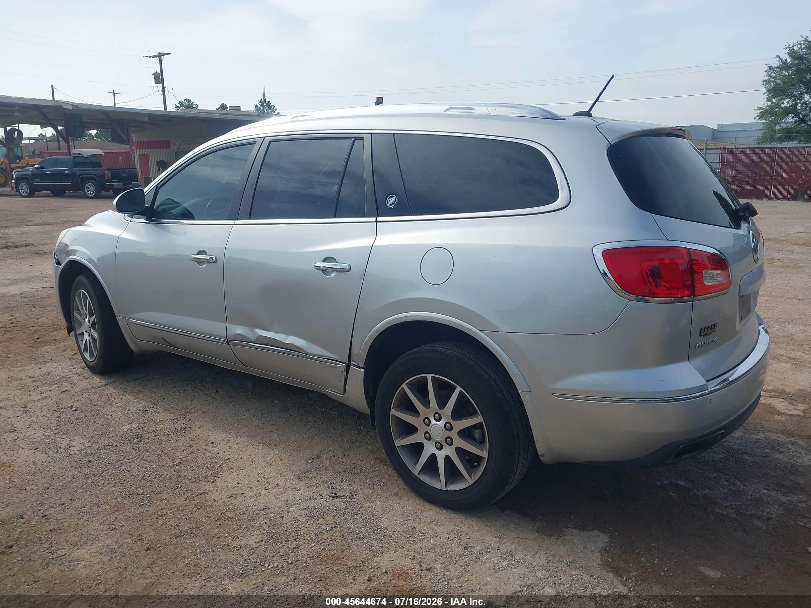 2015 Buick Enclave Leather Silver vin: 5GAKRBKD4FJ230543