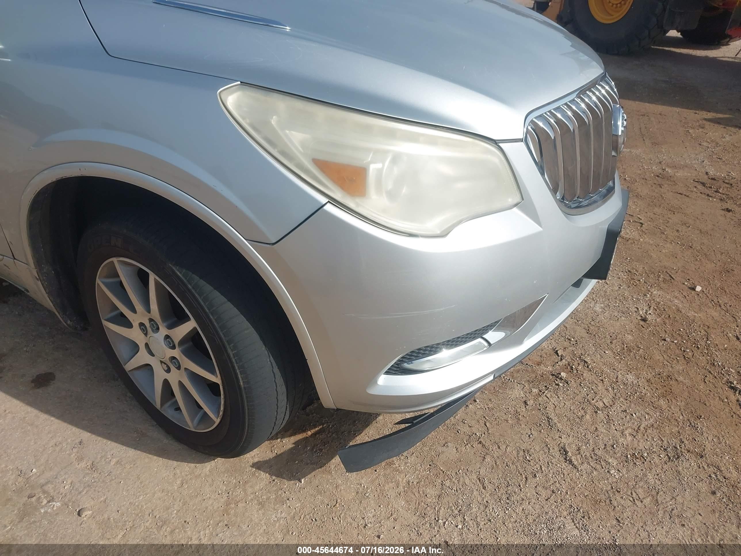 2015 Buick Enclave Leather Silver vin: 5GAKRBKD4FJ230543