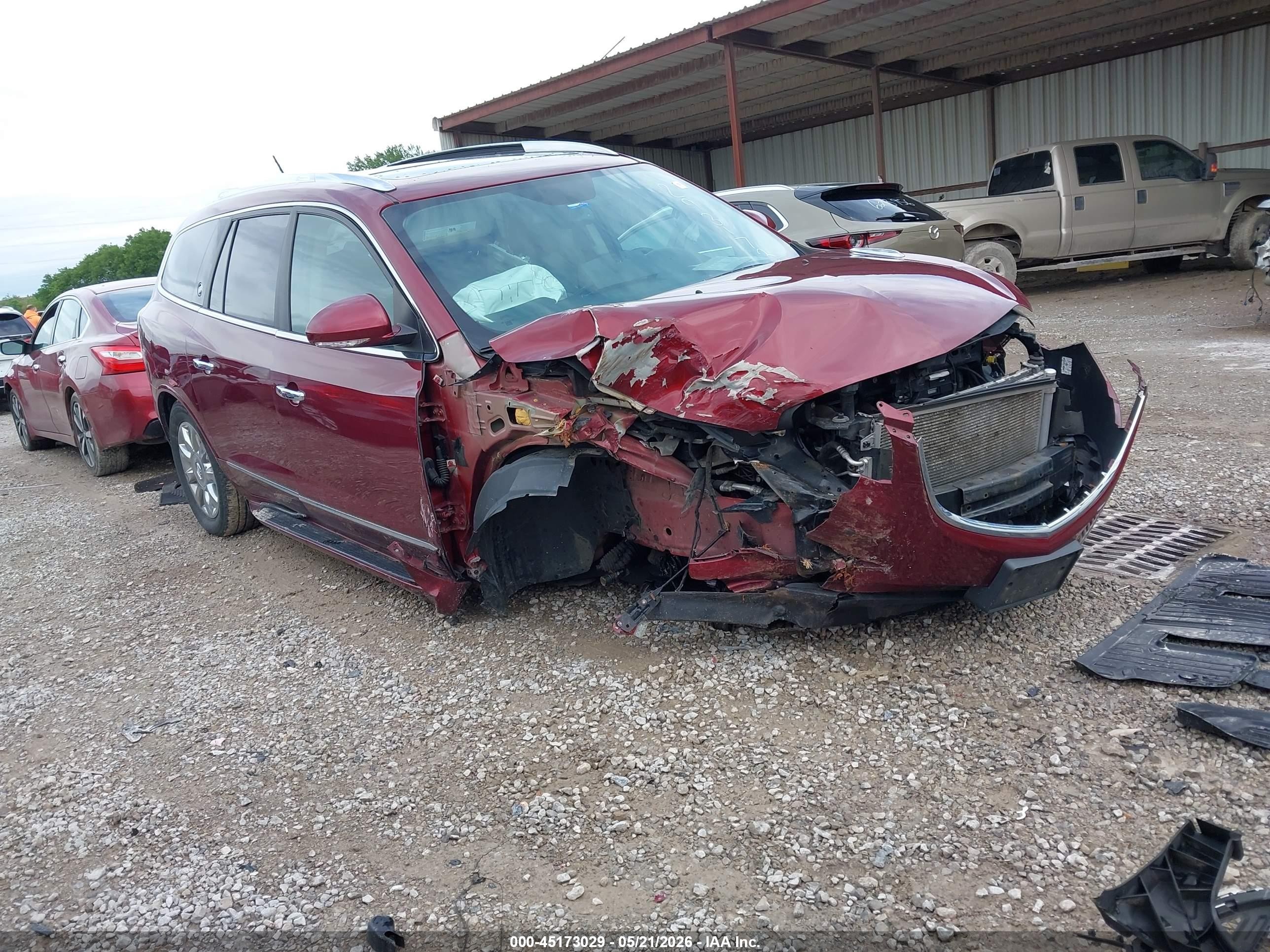 2015 Buick Enclave Leather Burgundy vin: 5GAKRBKD4FJ293173