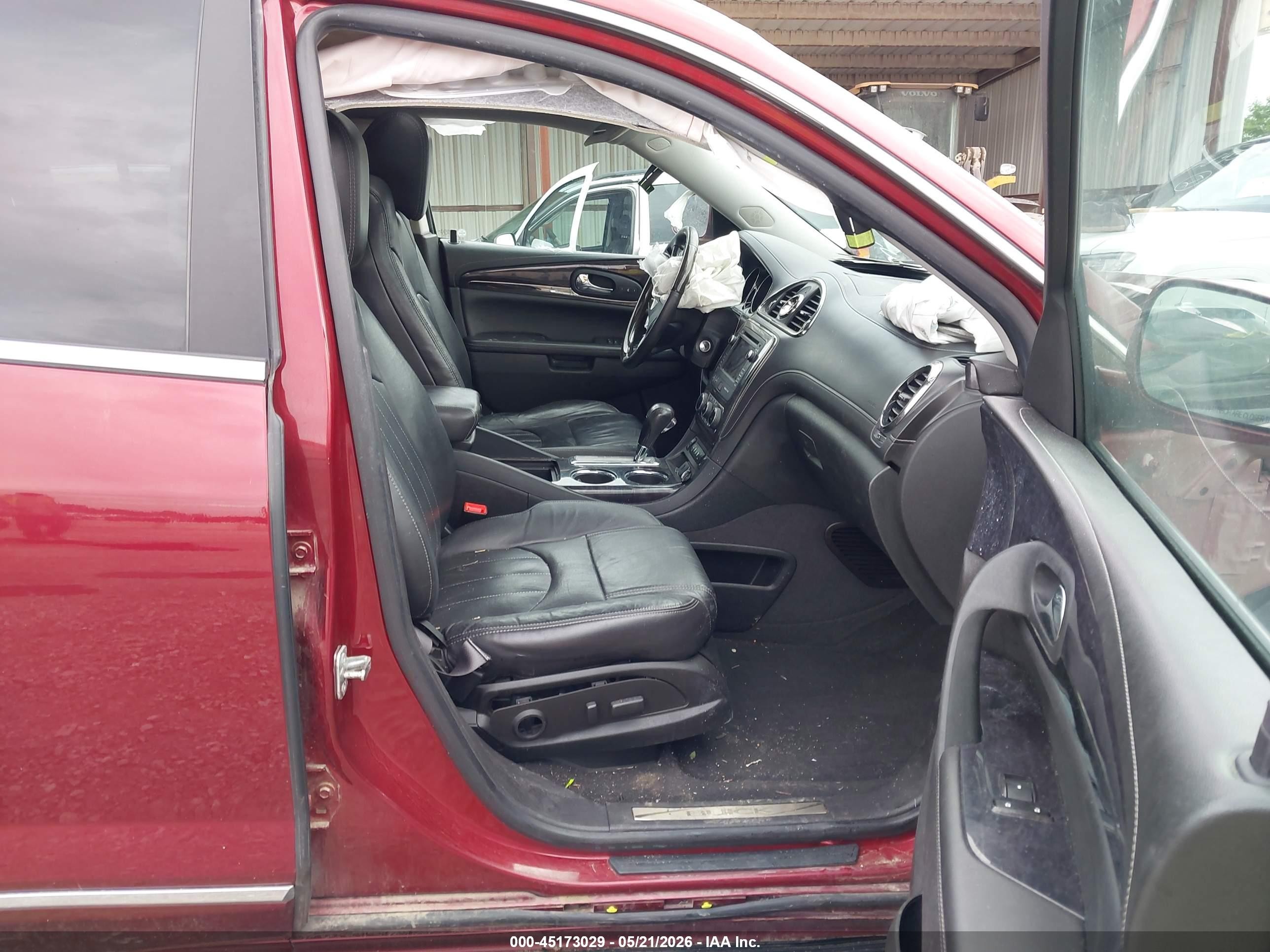 2015 Buick Enclave Leather Burgundy vin: 5GAKRBKD4FJ293173