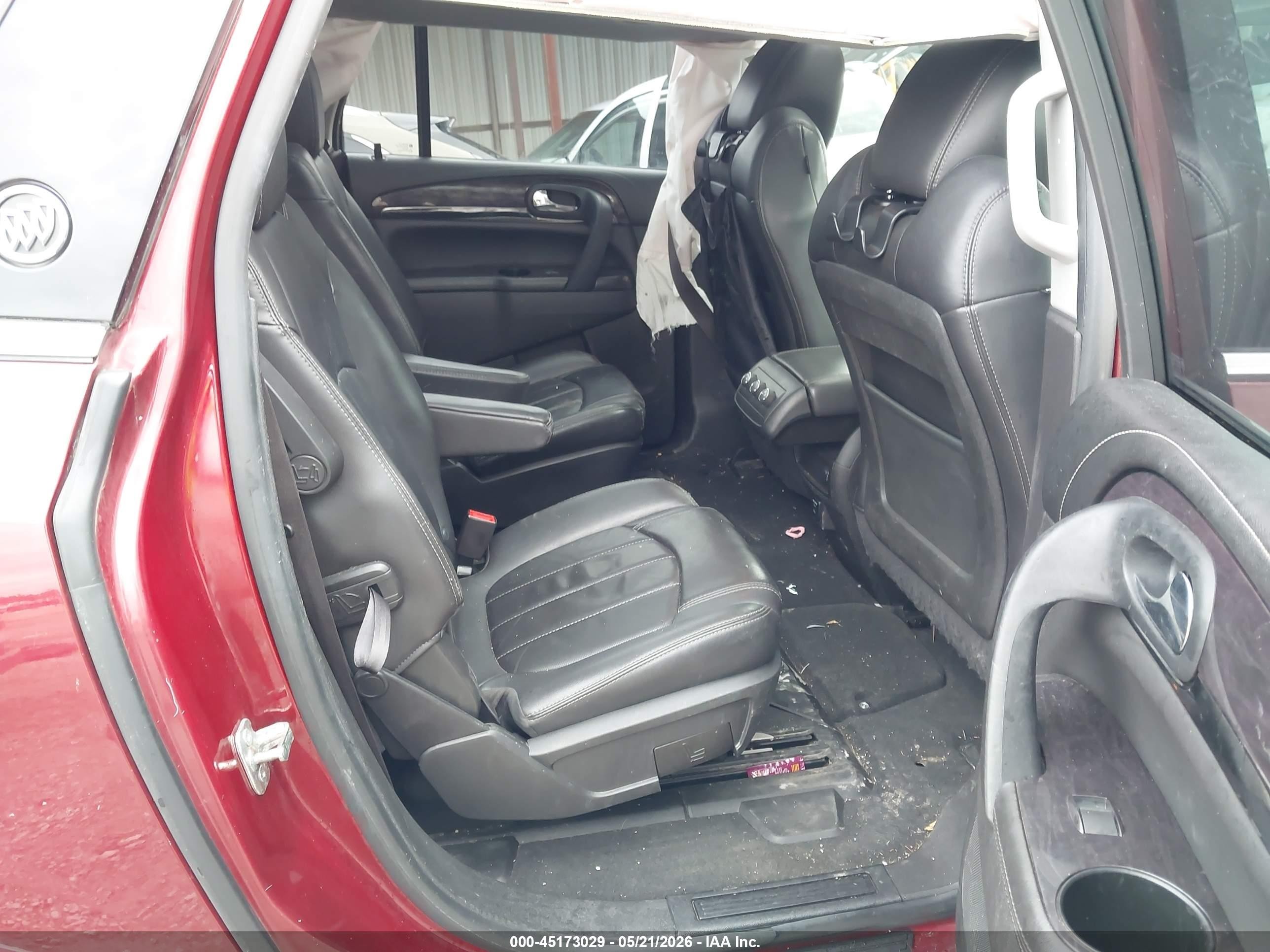 2015 Buick Enclave Leather Burgundy vin: 5GAKRBKD4FJ293173
