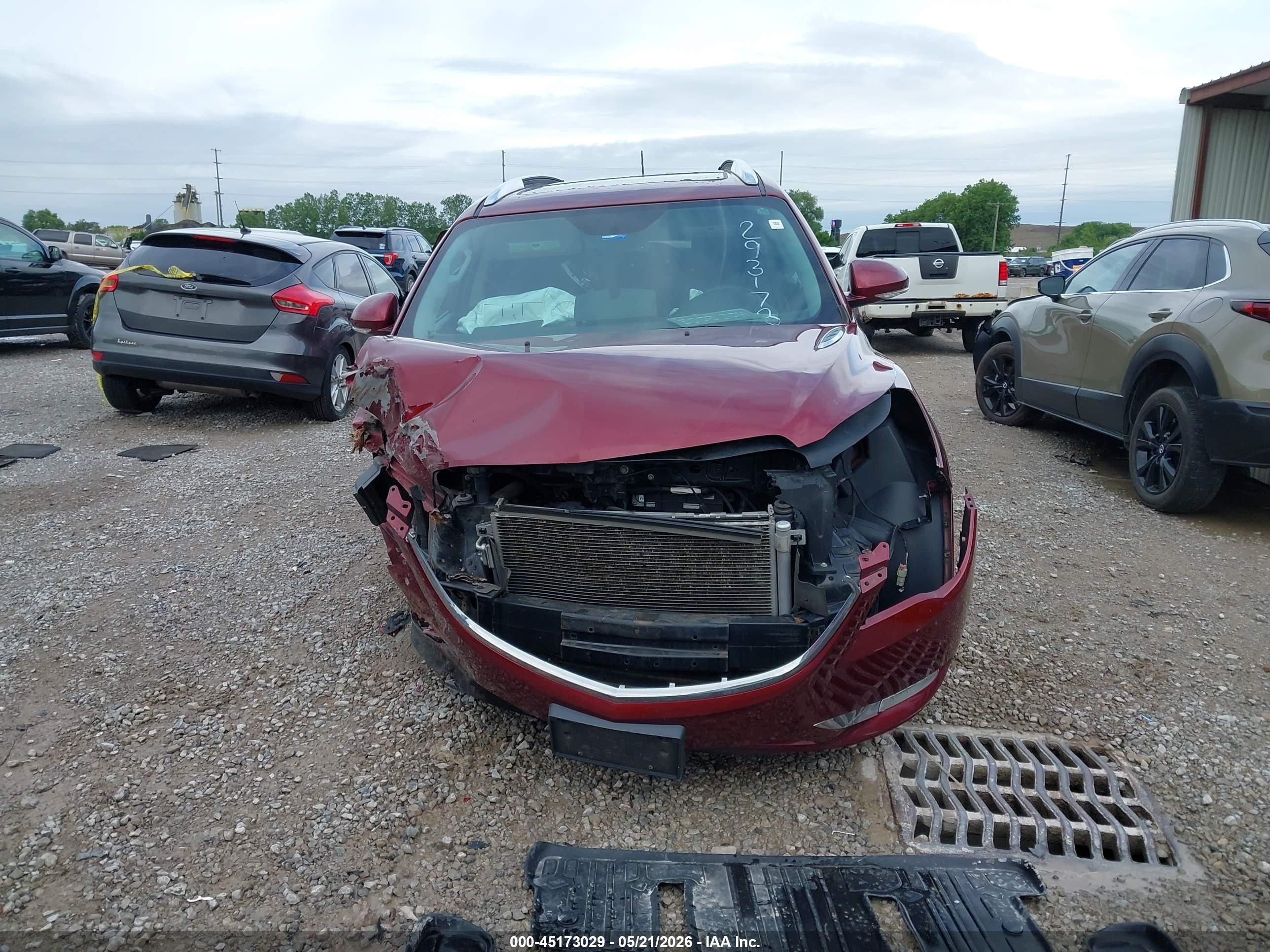 2015 Buick Enclave Leather Burgundy vin: 5GAKRBKD4FJ293173
