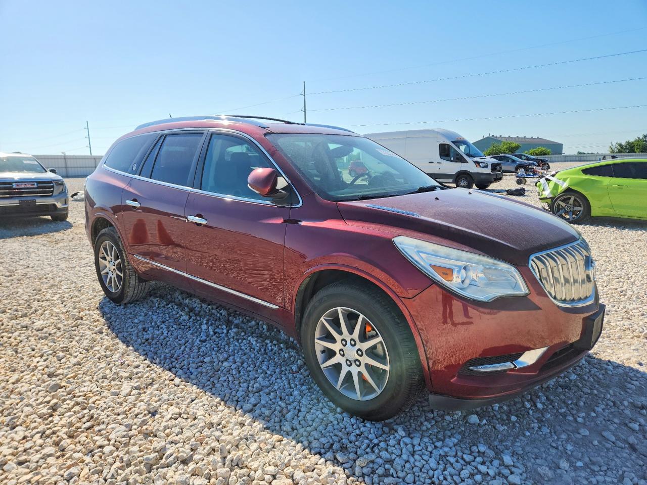 2017 Buick Enclave Burgundy vin: 5GAKRBKD4HJ109465
