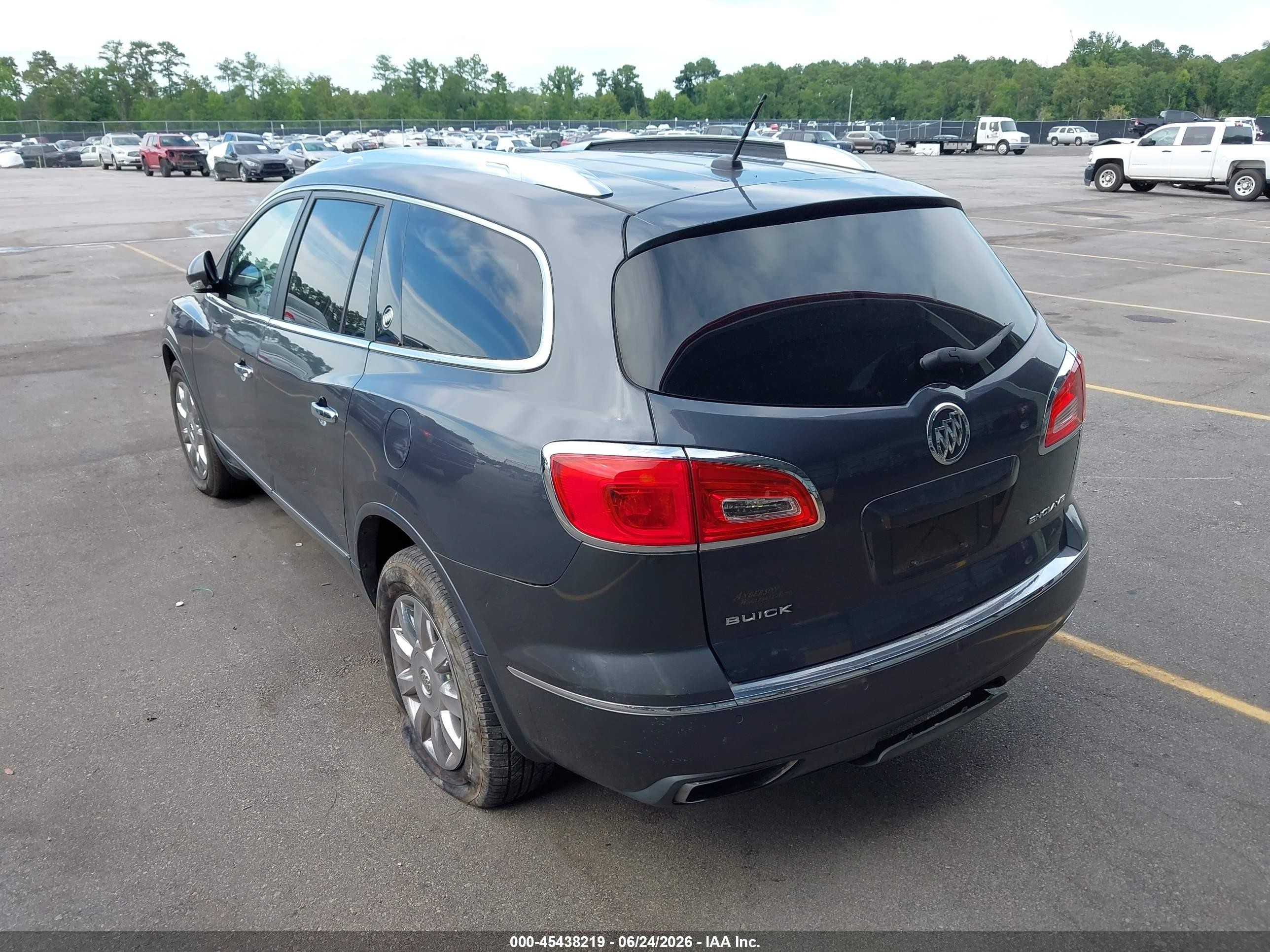 2014 Buick Enclave Leather Gray vin: 5GAKRBKD5EJ100737