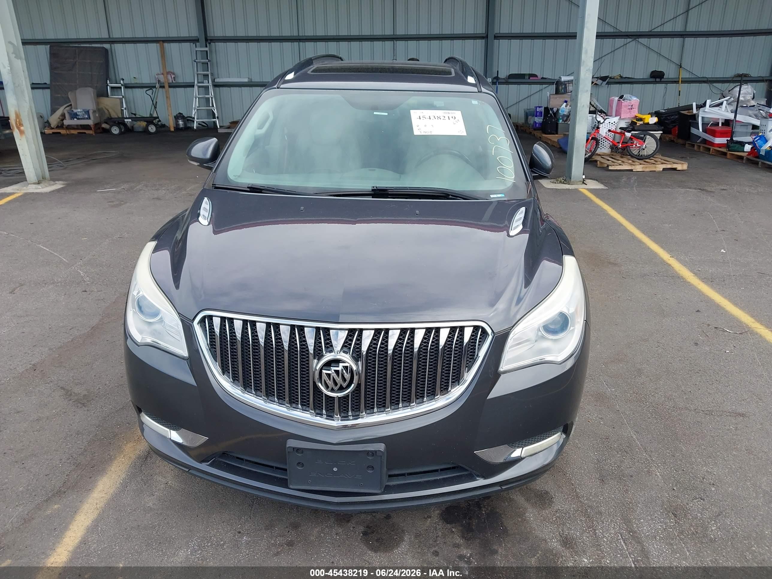 2014 Buick Enclave Leather Gray vin: 5GAKRBKD5EJ100737