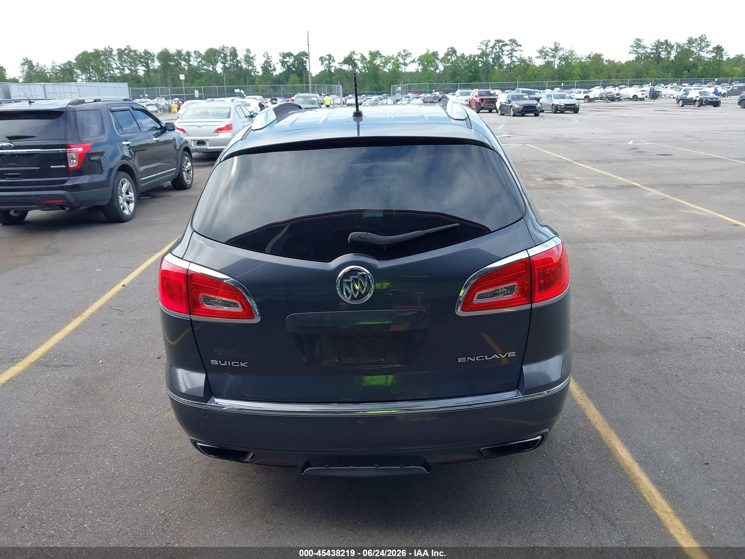 2014 Buick Enclave Leather Gray vin: 5GAKRBKD5EJ100737