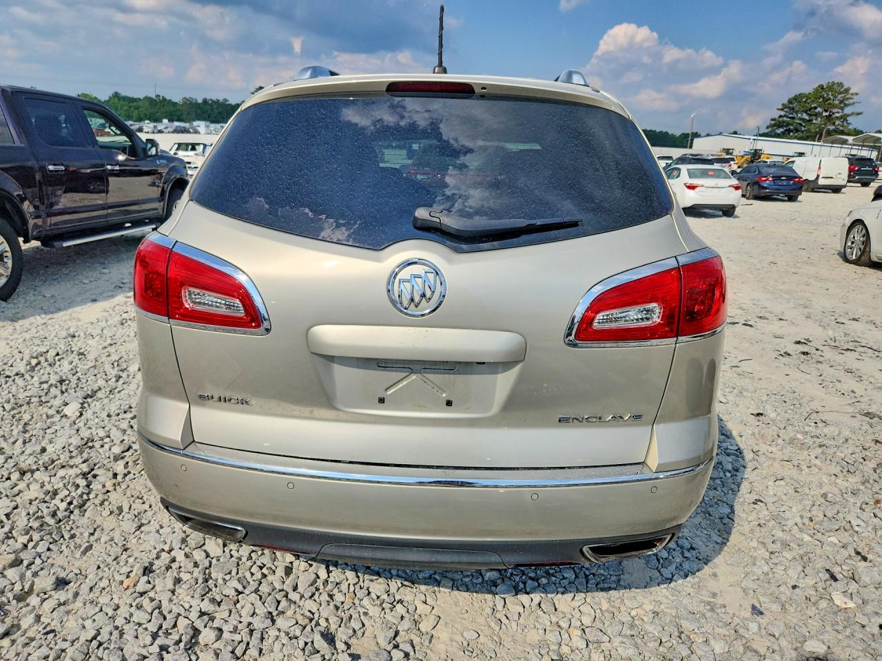 2014 Buick Enclave Бежевый vin: 5GAKRBKD5EJ117327