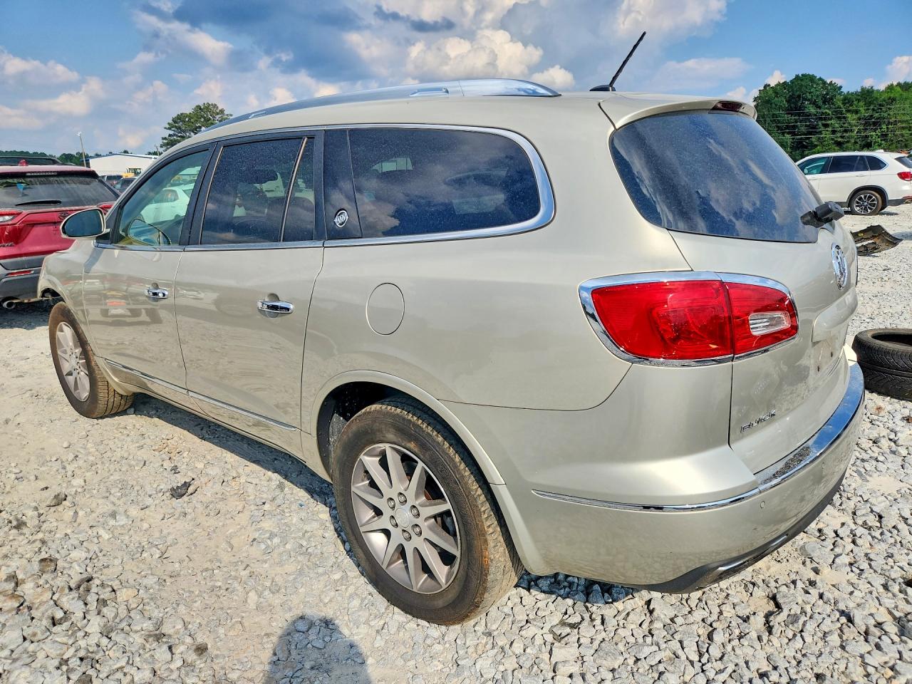 2014 Buick Enclave Бежевый vin: 5GAKRBKD5EJ117327