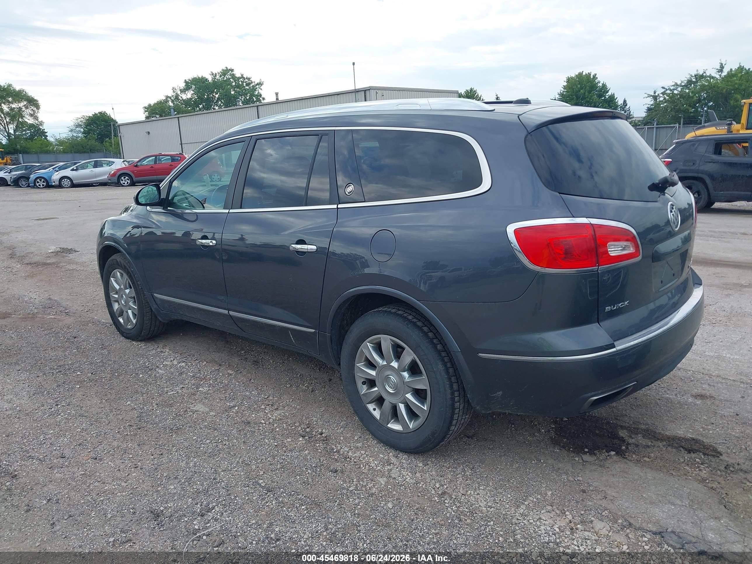 2014 Buick Enclave Leather Серый vin: 5GAKRBKD5EJ166561