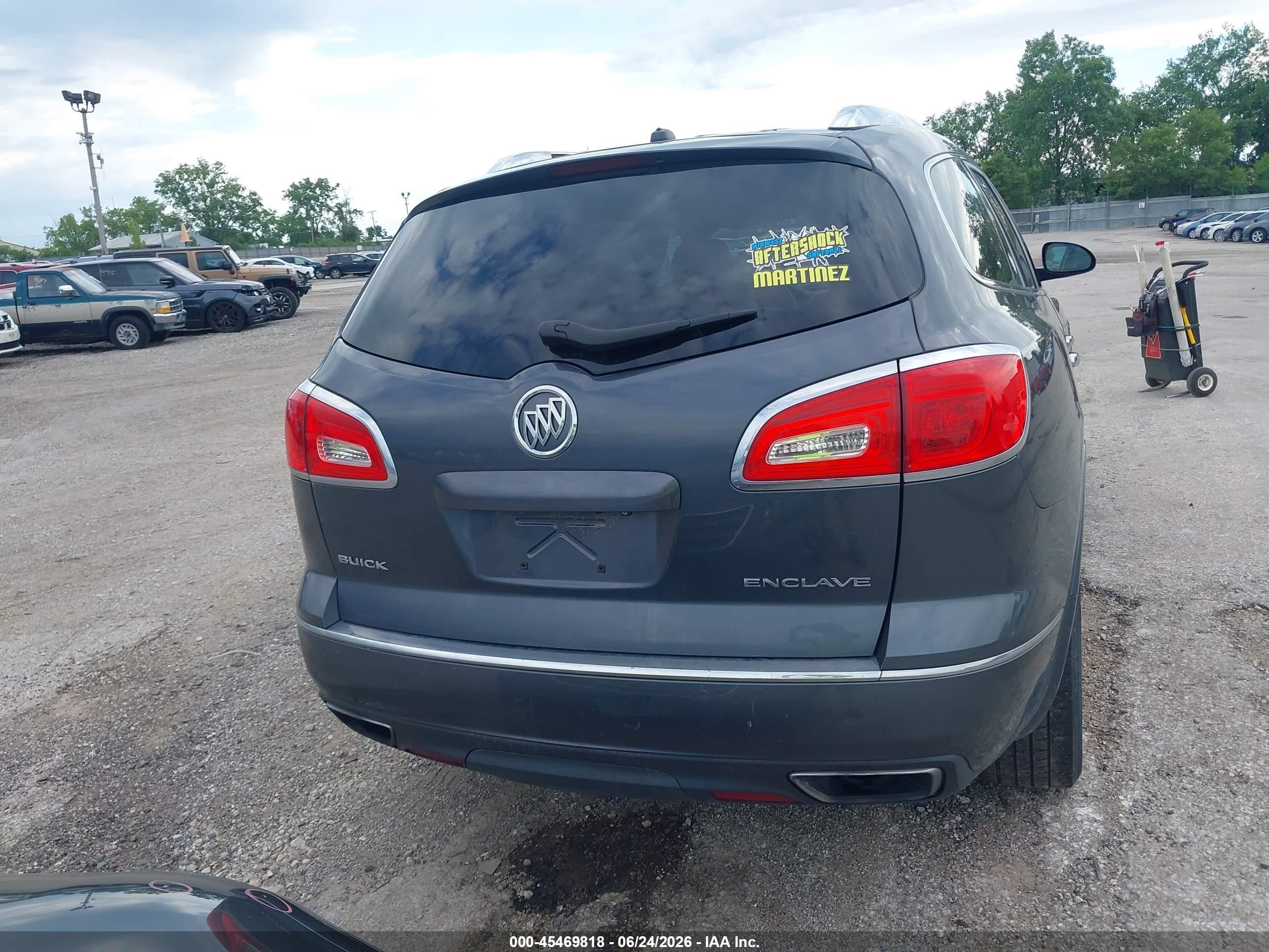 2014 Buick Enclave Leather Серый vin: 5GAKRBKD5EJ166561