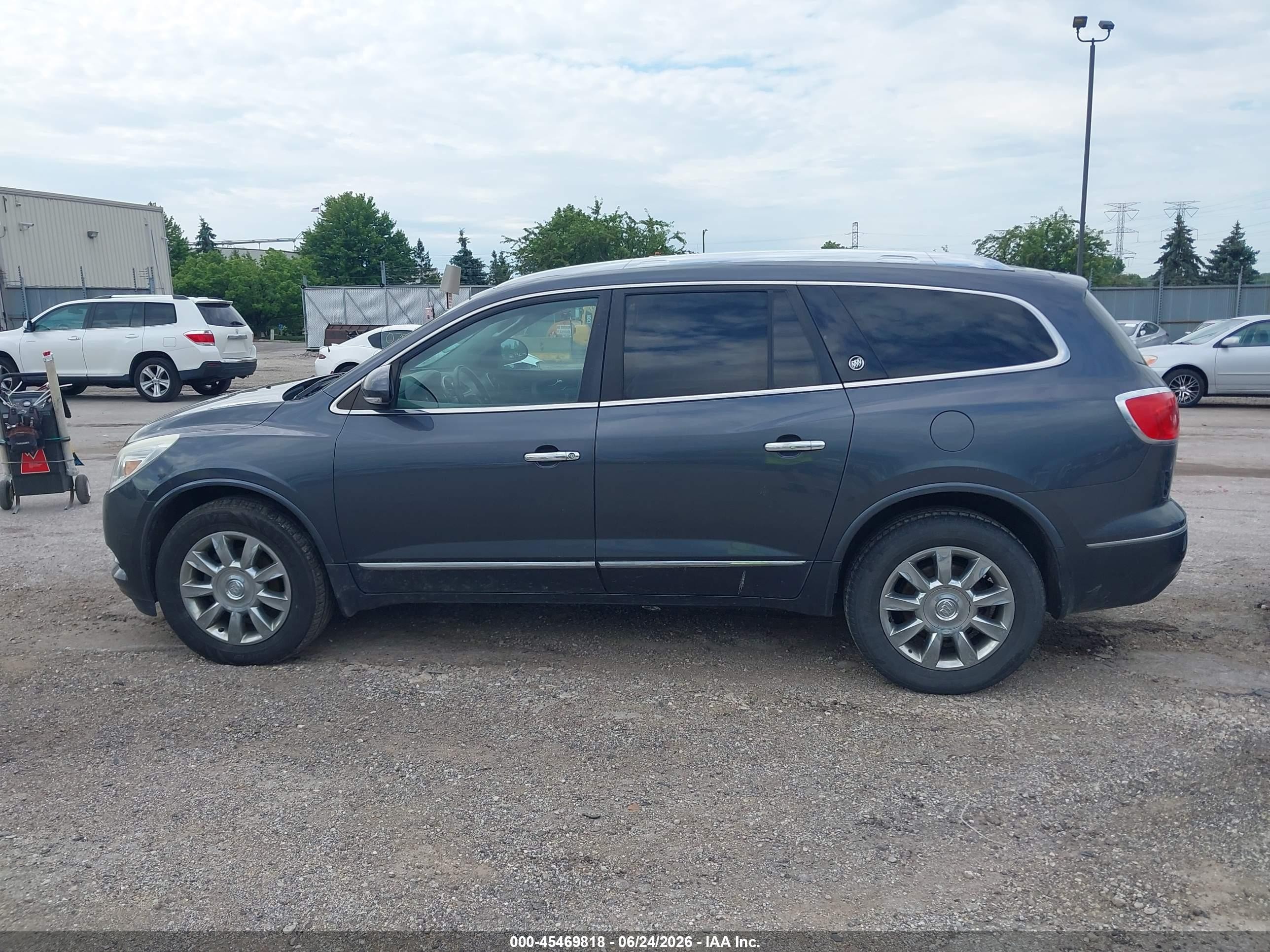 2014 Buick Enclave Leather Серый vin: 5GAKRBKD5EJ166561
