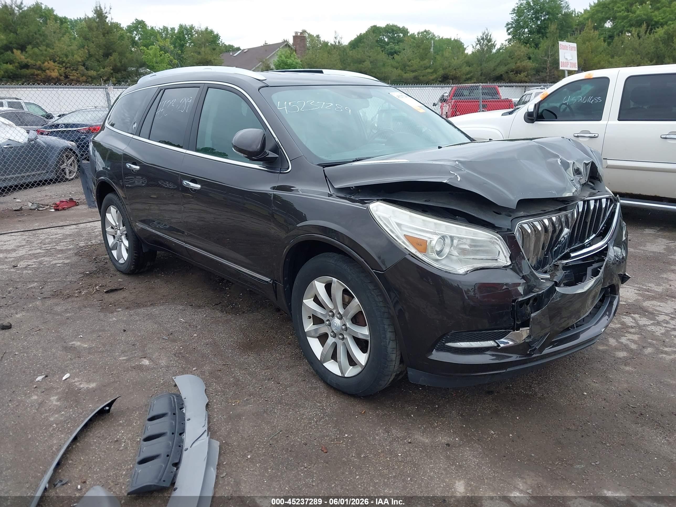 2014 Buick Enclave Leather Black vin: 5GAKRBKD5EJ180217