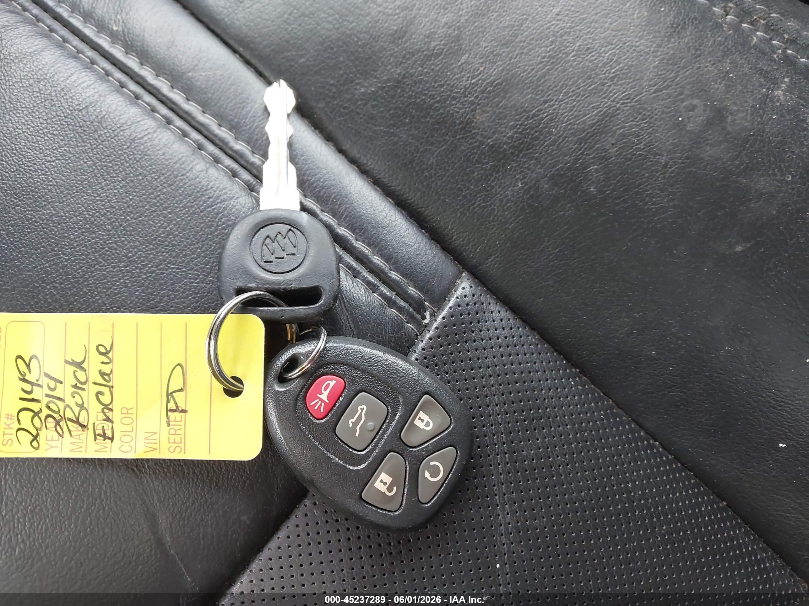 2014 Buick Enclave Leather Черный vin: 5GAKRBKD5EJ180217