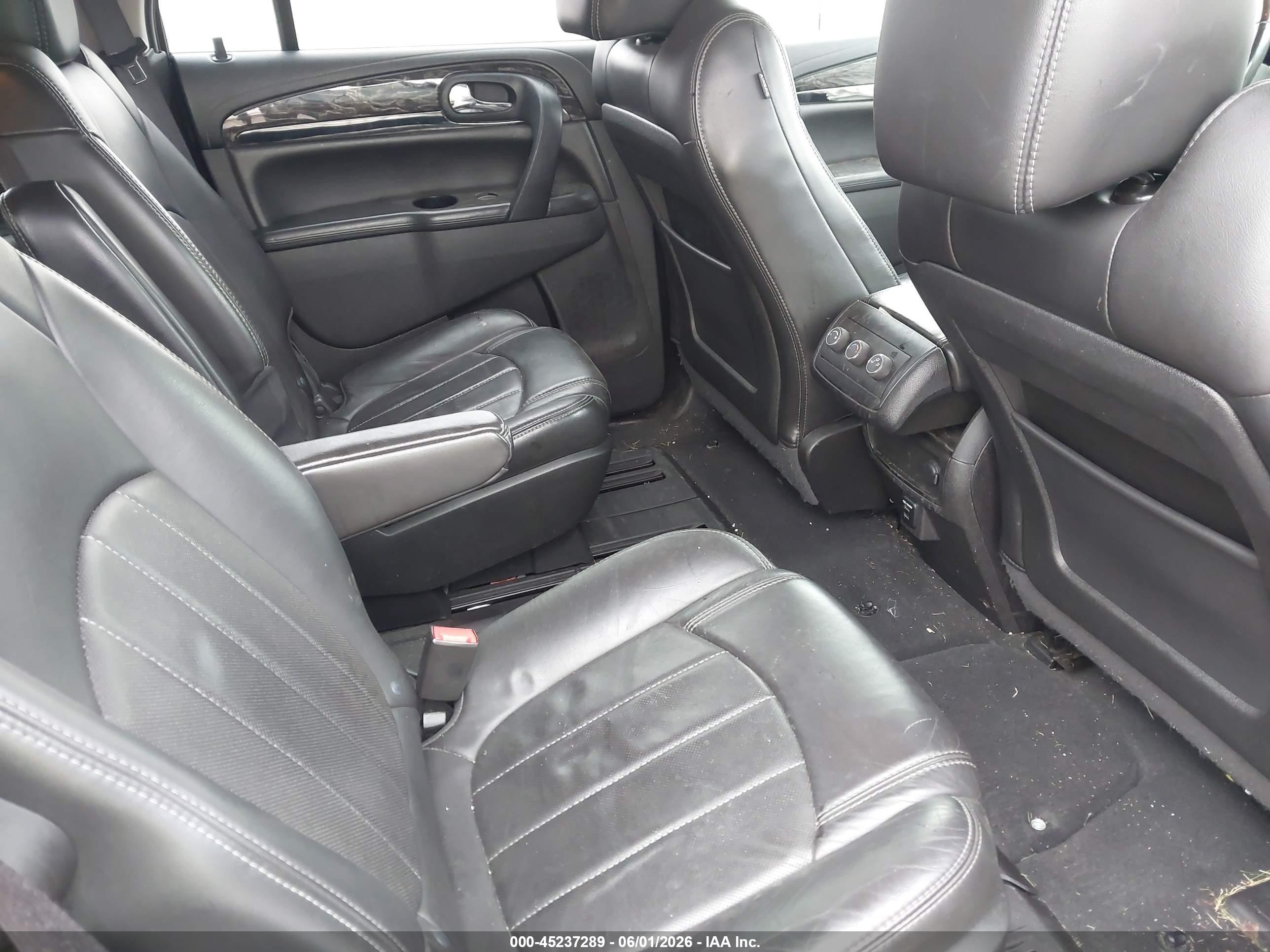 2014 Buick Enclave Leather Черный vin: 5GAKRBKD5EJ180217