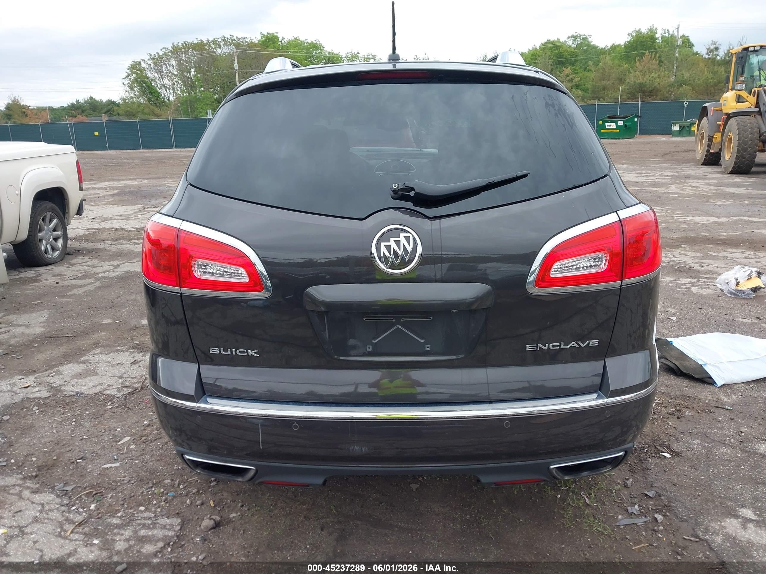2014 Buick Enclave Leather Черный vin: 5GAKRBKD5EJ180217