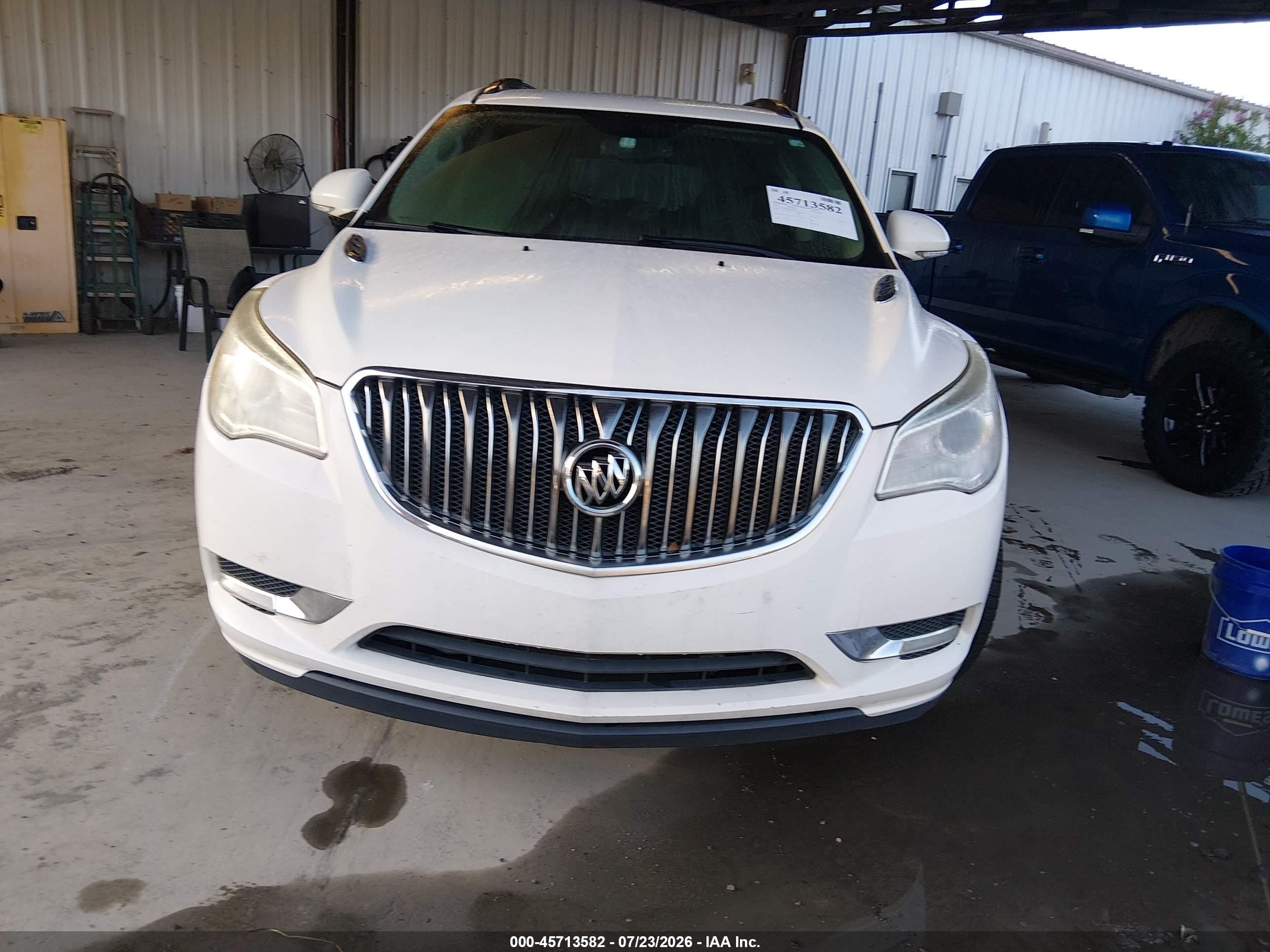 2014 Buick Enclave Leather White vin: 5GAKRBKD5EJ187975