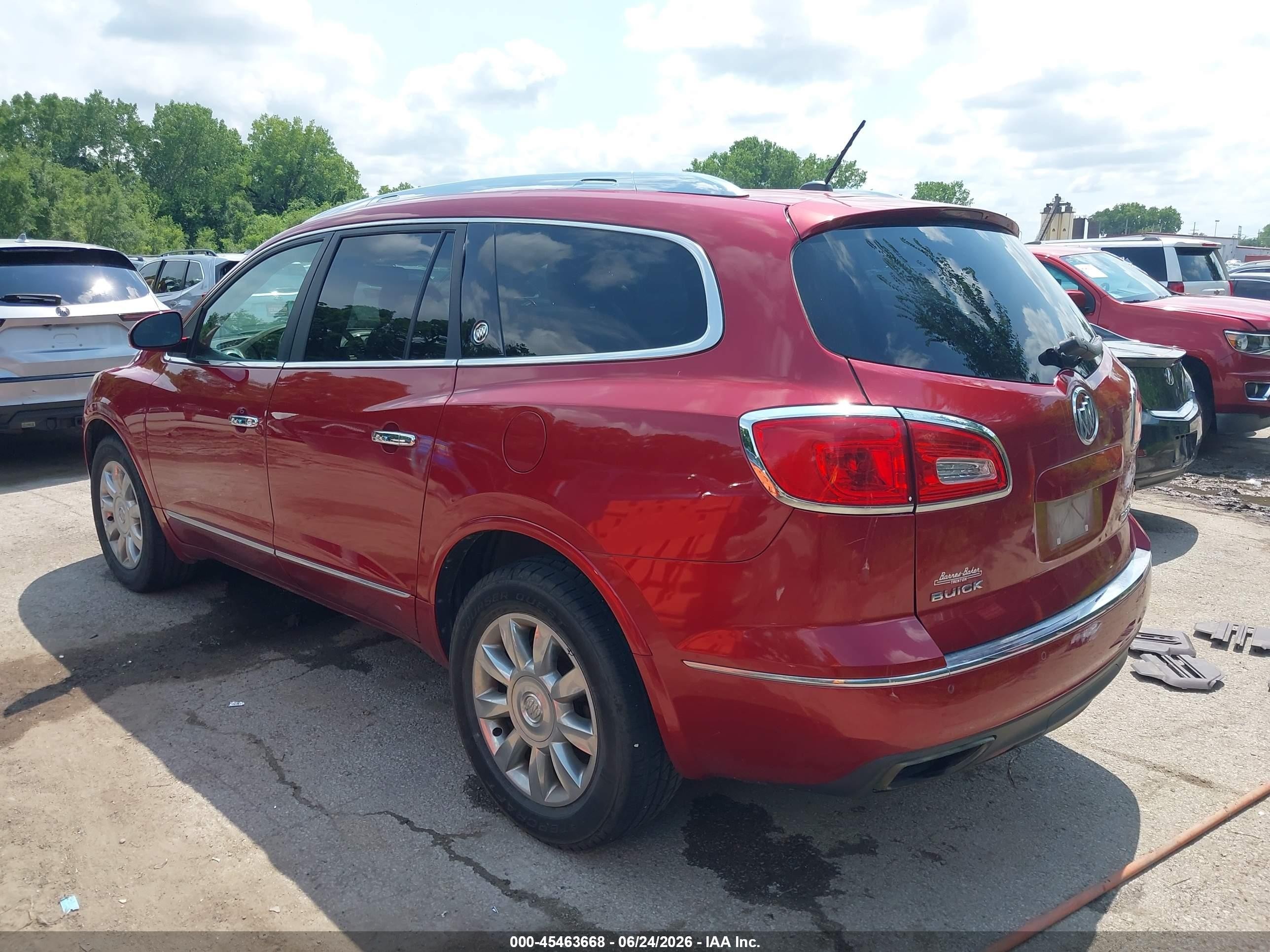 2014 Buick Enclave Leather Red vin: 5GAKRBKD5EJ316667