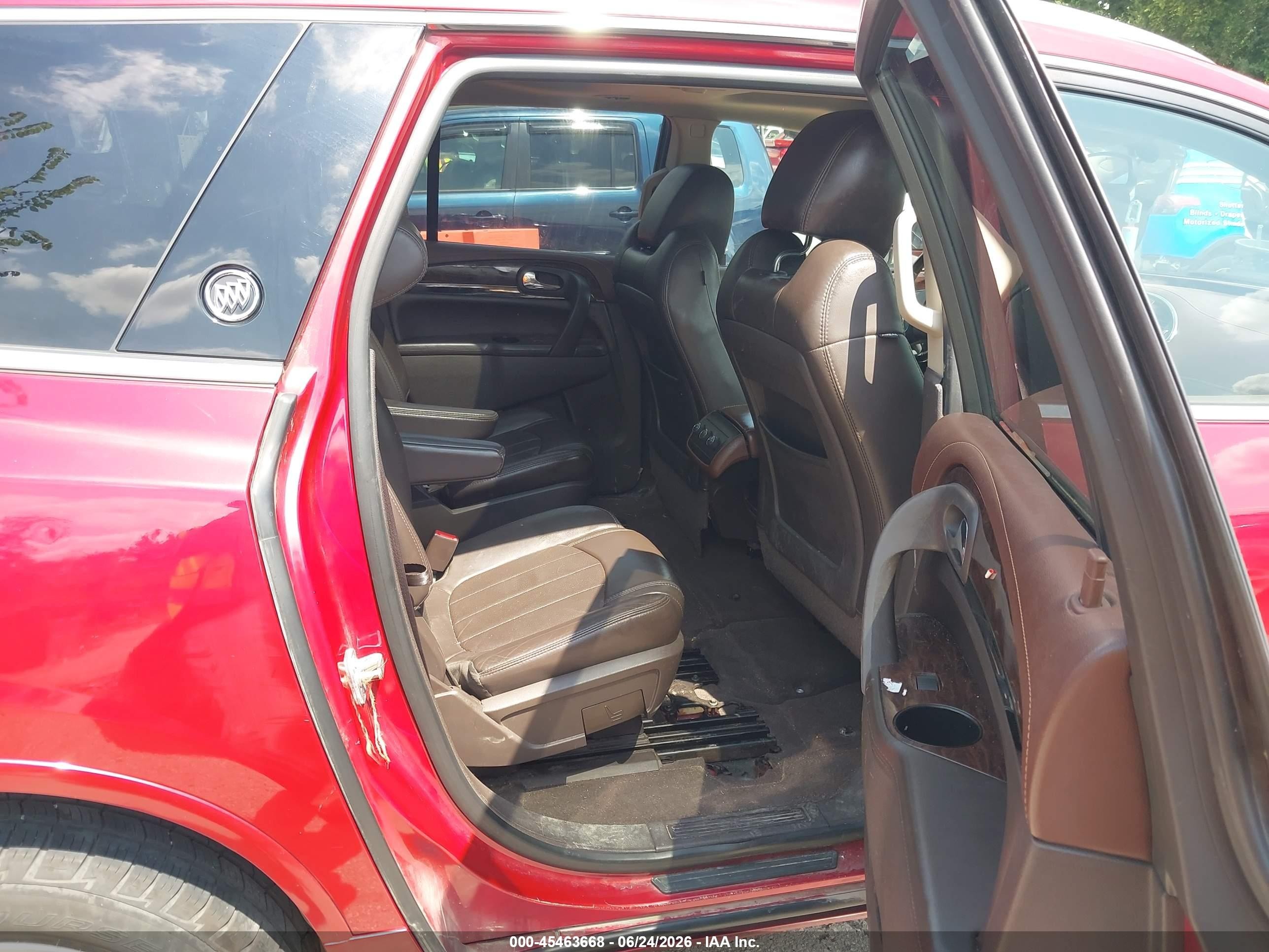 2014 Buick Enclave Leather Red vin: 5GAKRBKD5EJ316667