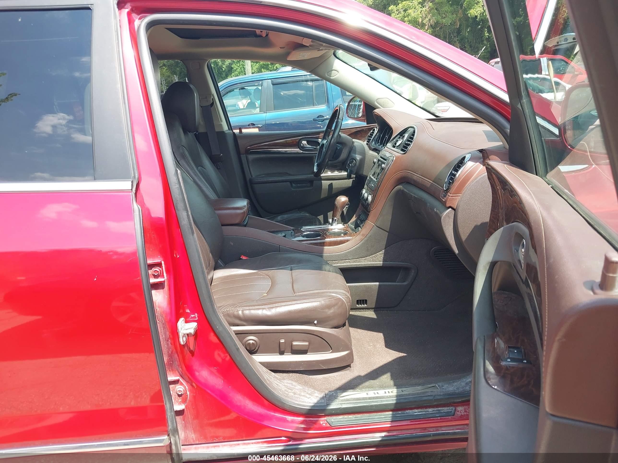 2014 Buick Enclave Leather Red vin: 5GAKRBKD5EJ316667