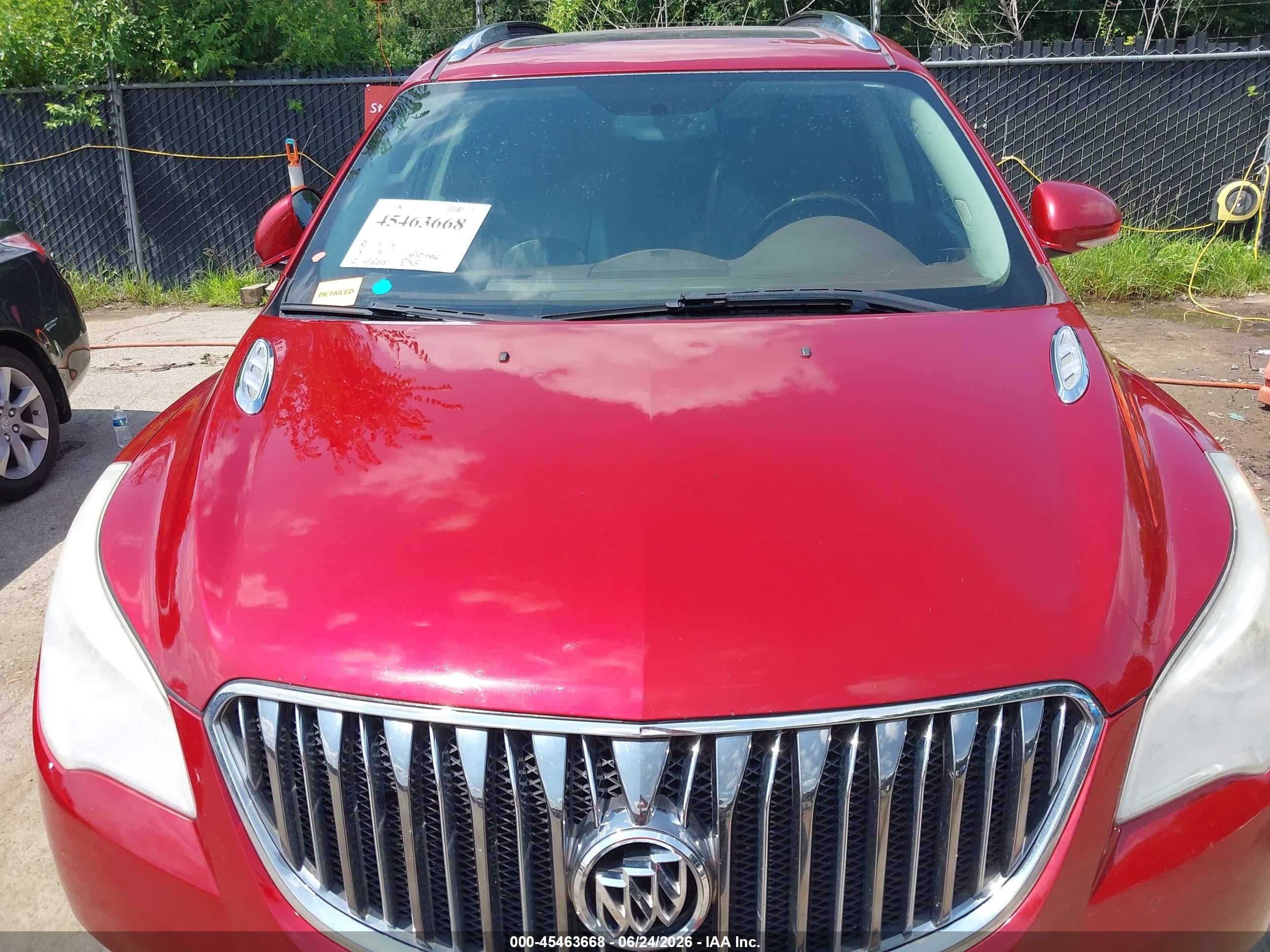 2014 Buick Enclave Leather Red vin: 5GAKRBKD5EJ316667