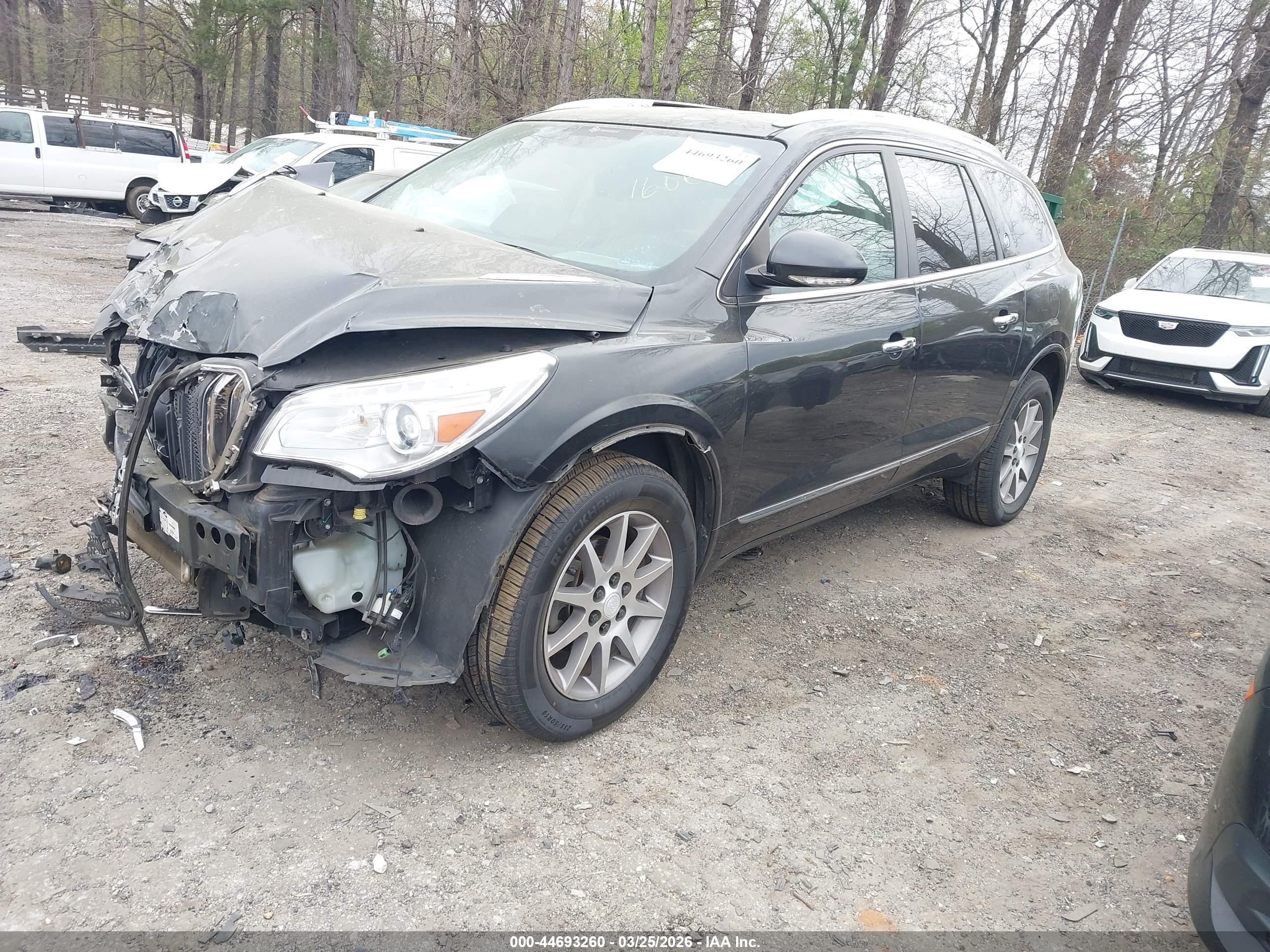 2014 Buick Enclave Leather Black vin: 5GAKRBKD5EJ331606