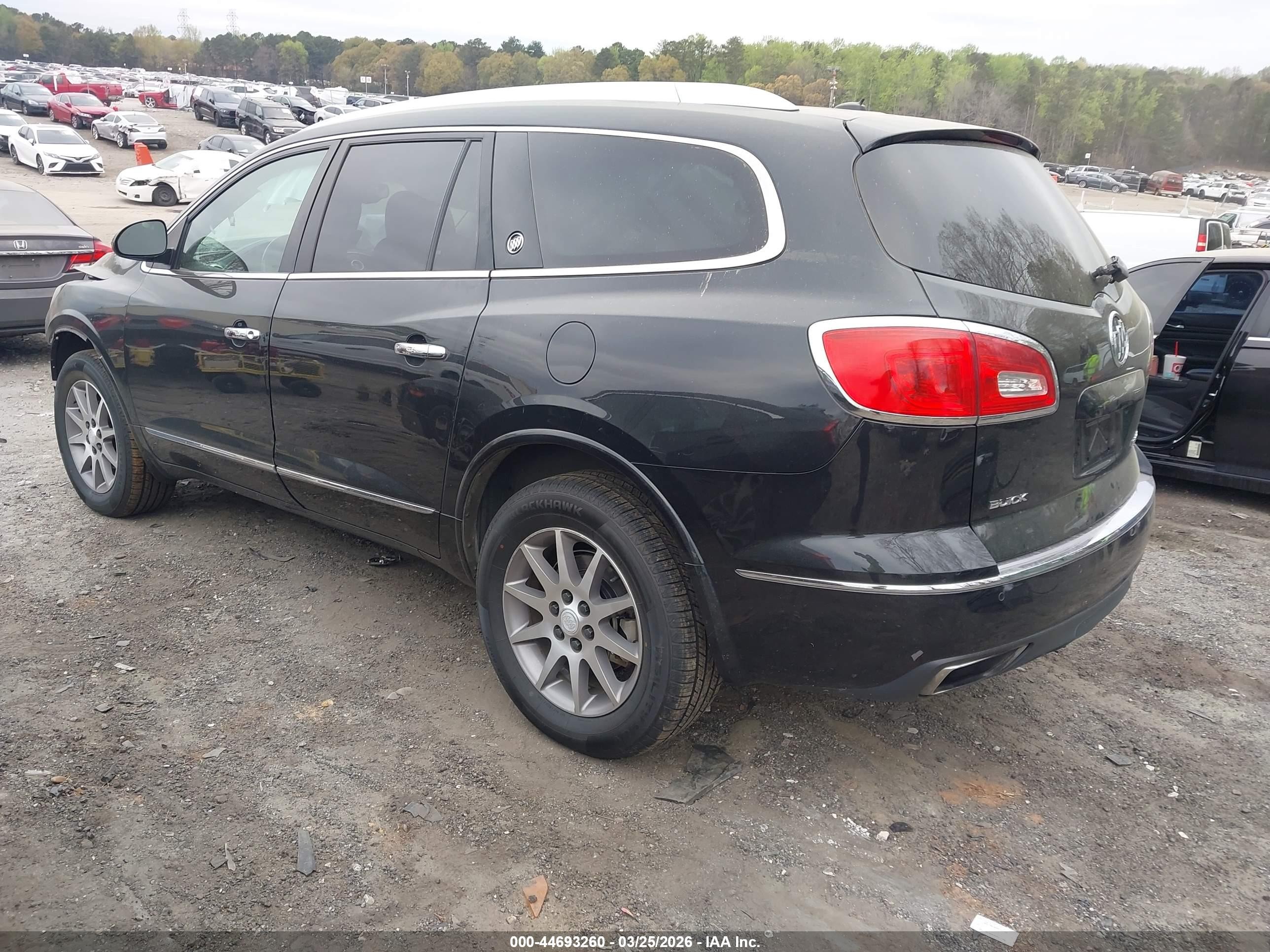 2014 Buick Enclave Leather Black vin: 5GAKRBKD5EJ331606