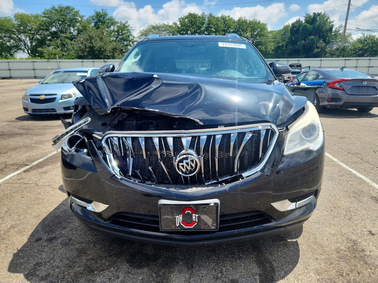 2015 Buick Enclave Black vin: 5GAKRBKD5FJ186990