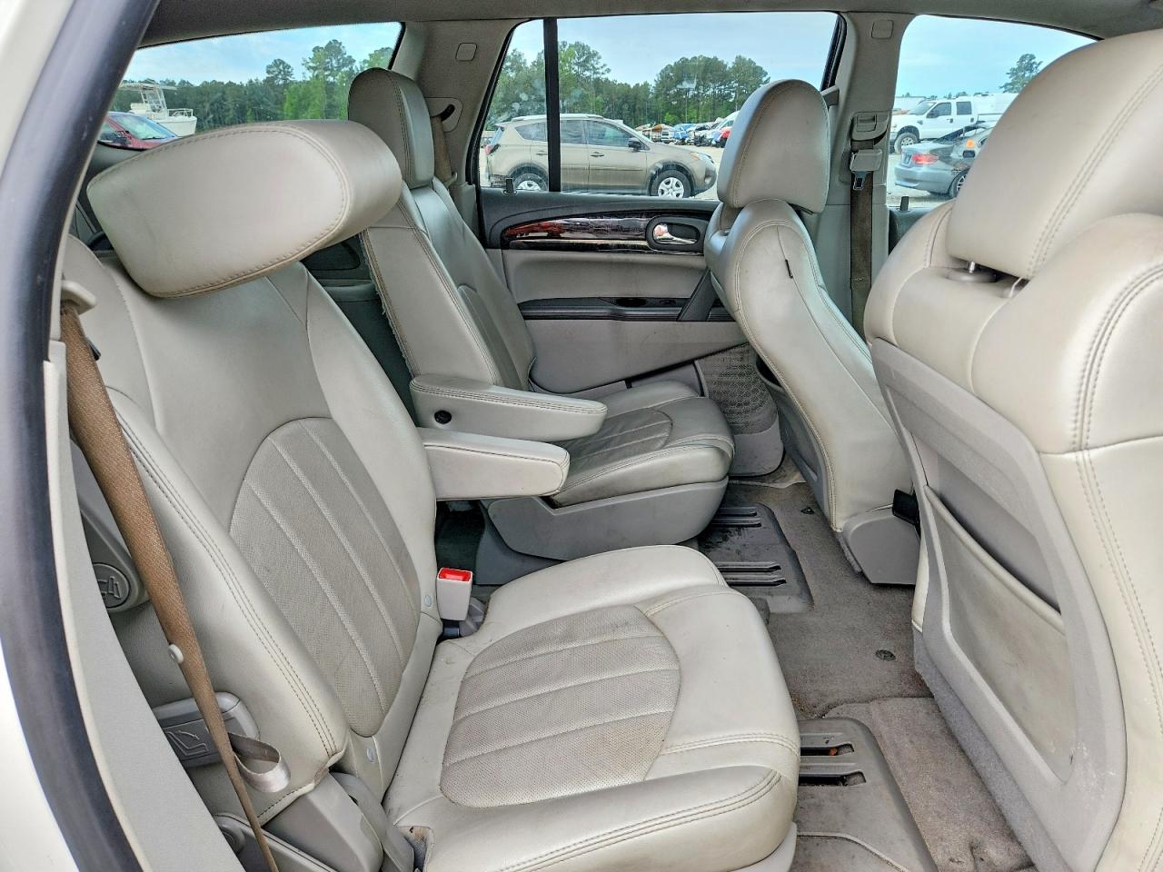 2015 Buick Enclave White vin: 5GAKRBKD5FJ202282