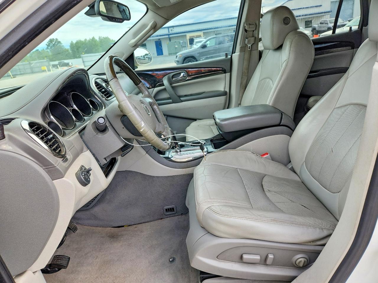 2015 Buick Enclave White vin: 5GAKRBKD5FJ202282