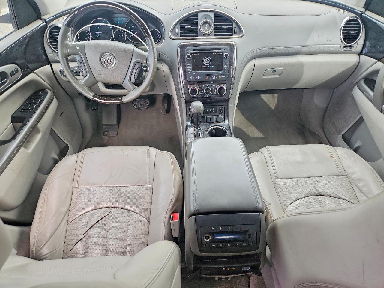 2015 Buick Enclave White vin: 5GAKRBKD5FJ202282