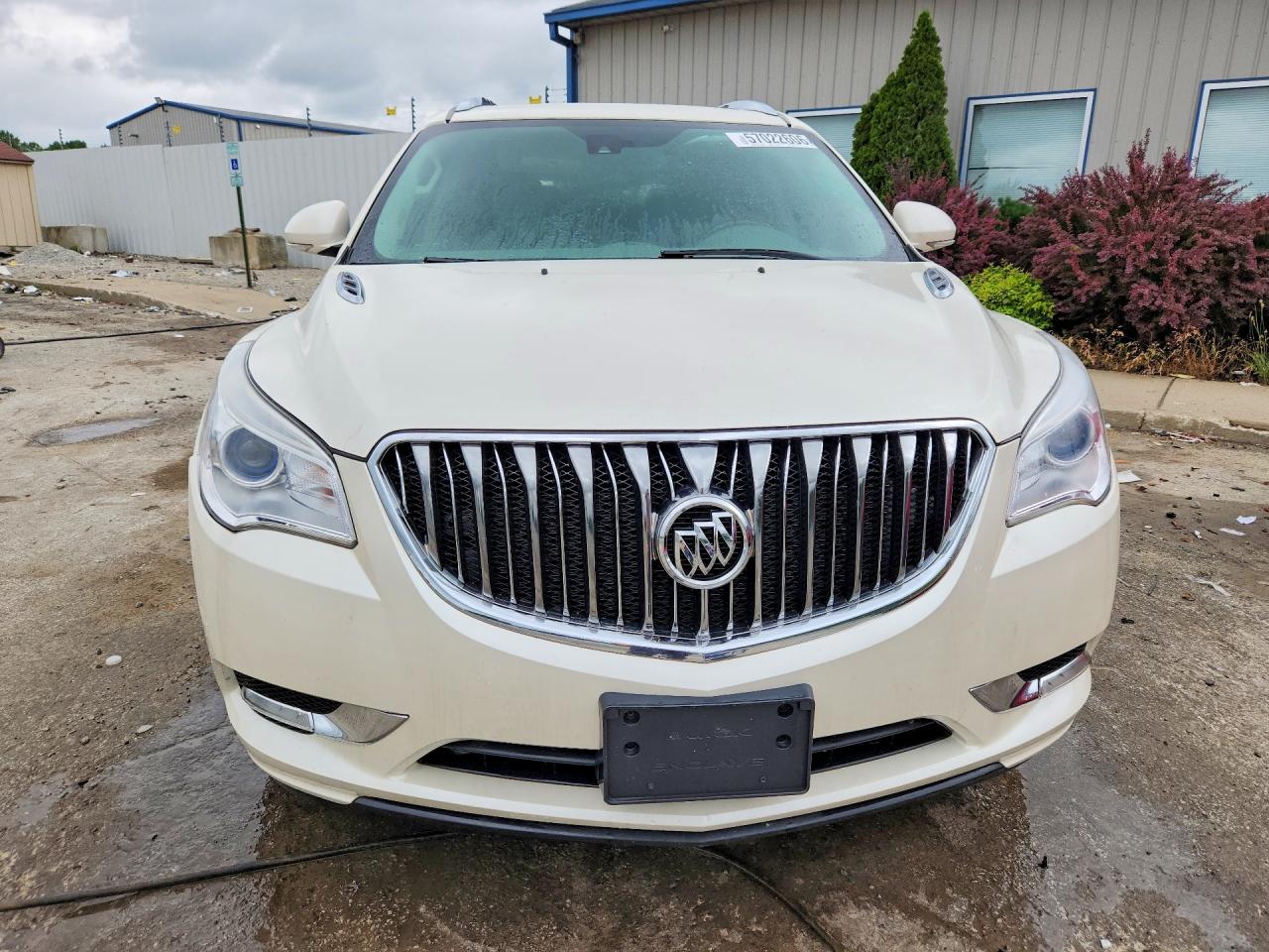 2015 Buick Enclave White vin: 5GAKRBKD5FJ216070