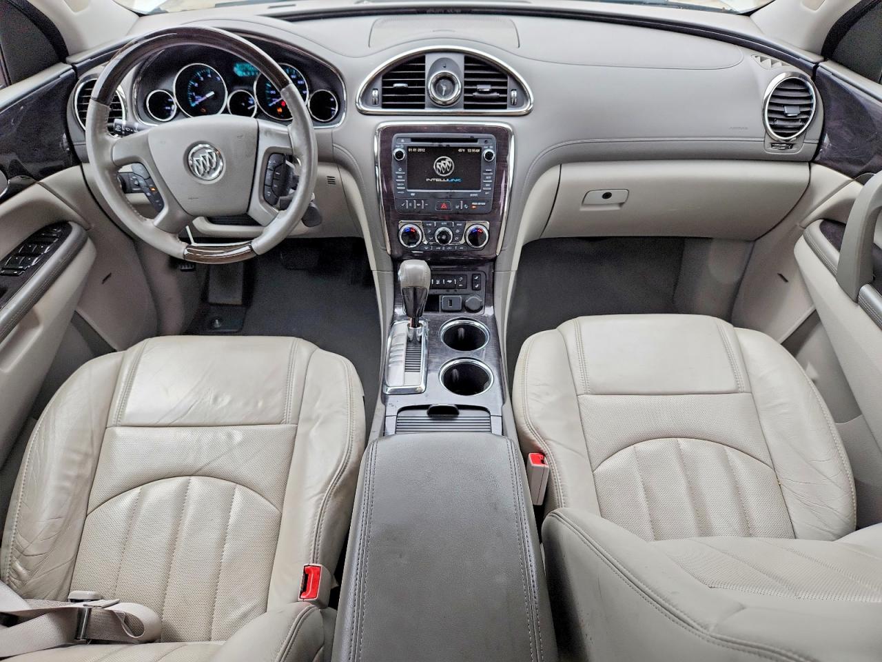 2015 Buick Enclave White vin: 5GAKRBKD5FJ216070